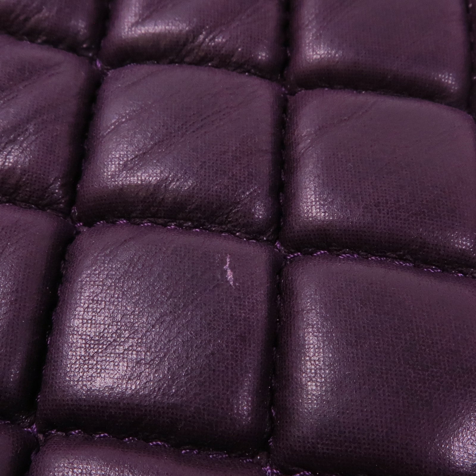 CHANEL 牛皮皮革Chain Shoulder銀扣鏈帶肩背袋