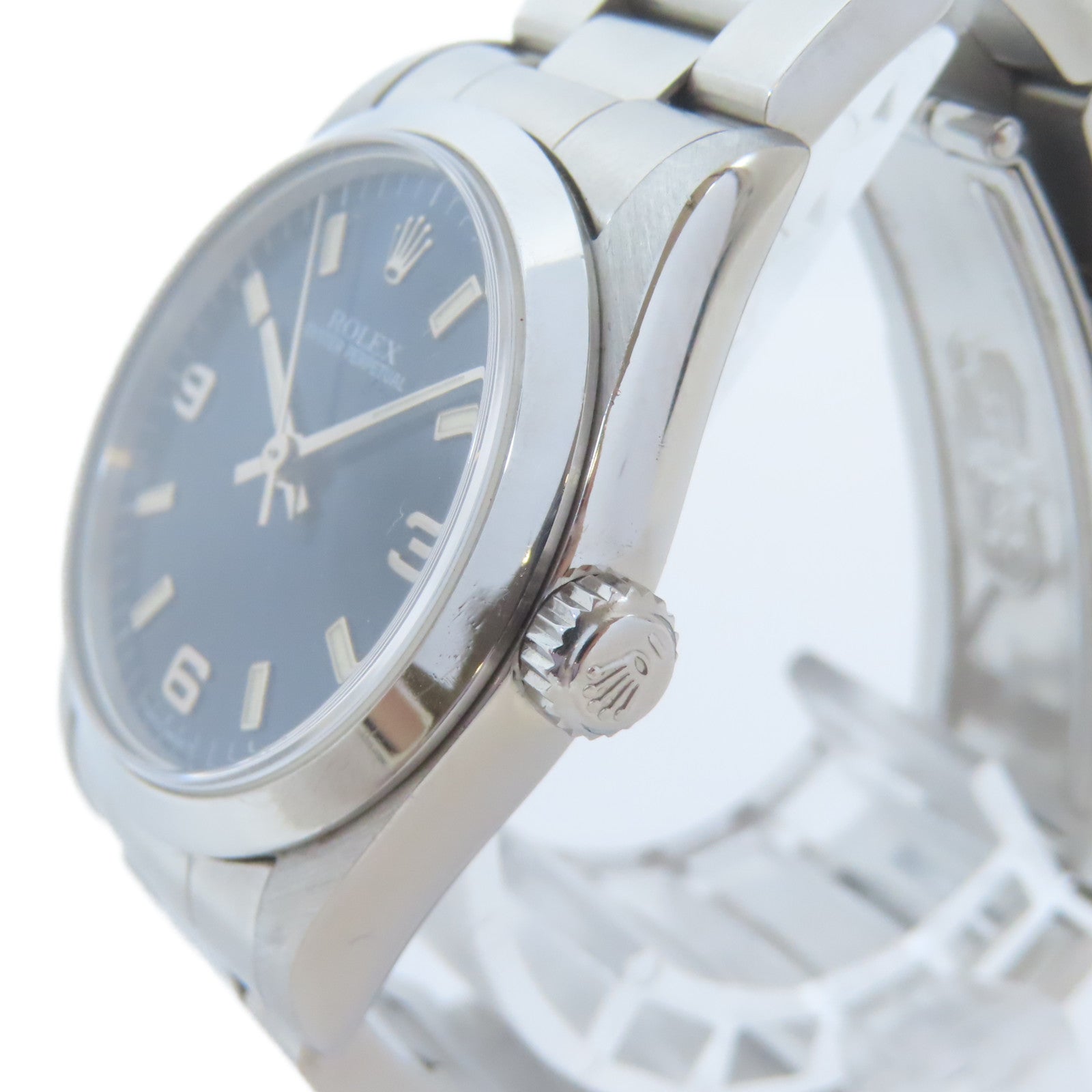 ROLEX Oyster Perpetual 31不鏽鋼手錶自動機芯藍色