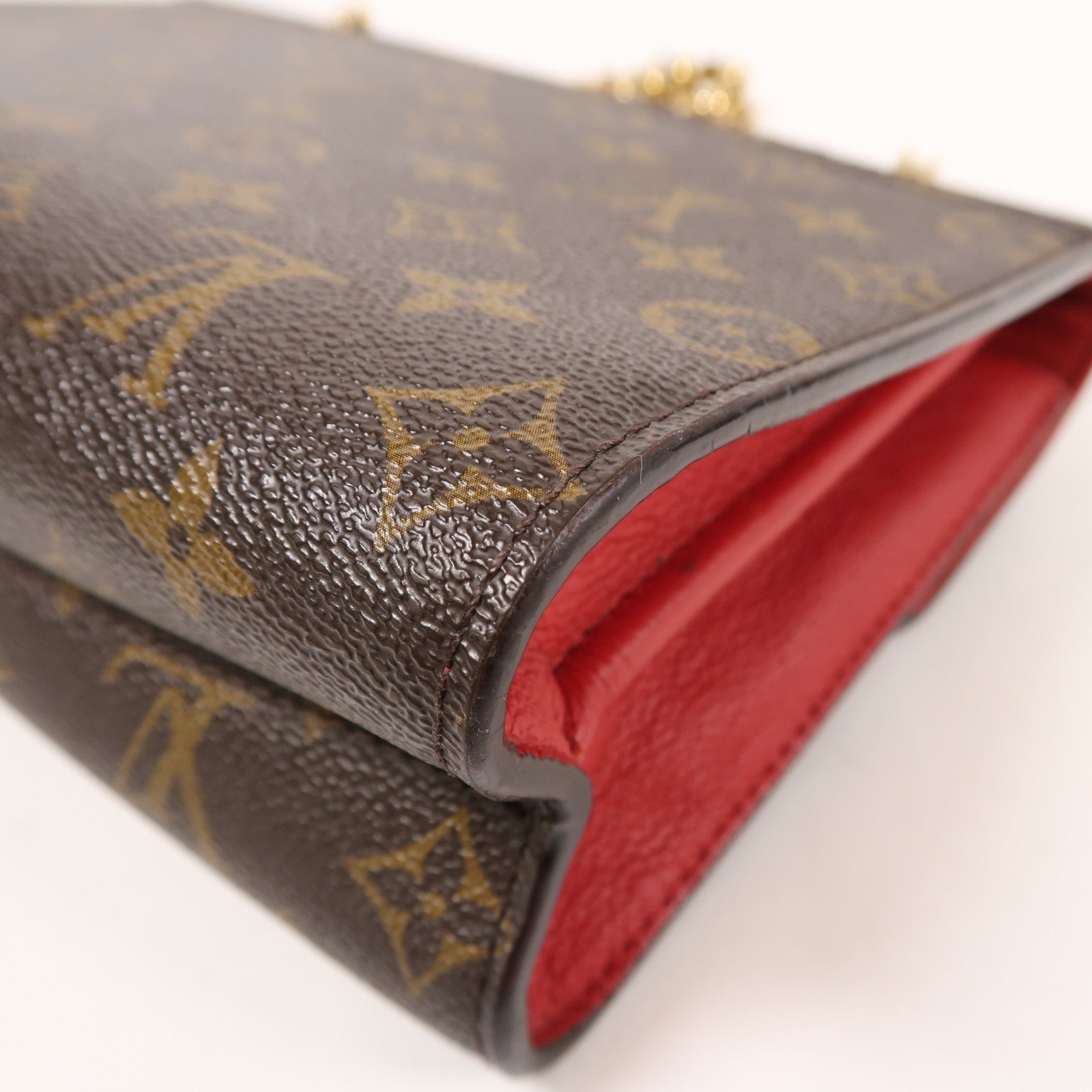 LOUIS VUITTON Monogram Victoire金扣鏈帶肩背袋