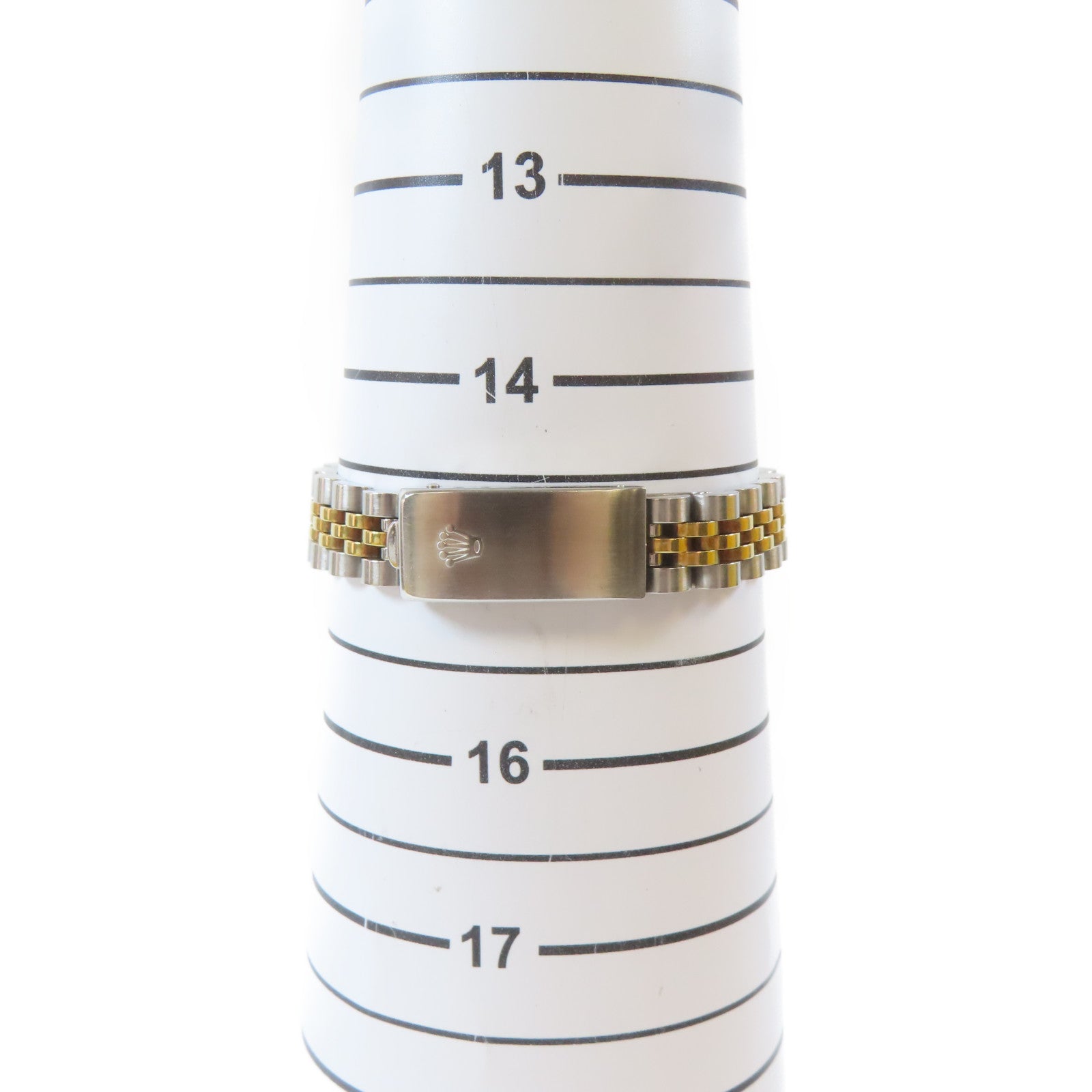 ROLEX Datejust 18K黃金/不鏽鋼手錶自動機芯白色