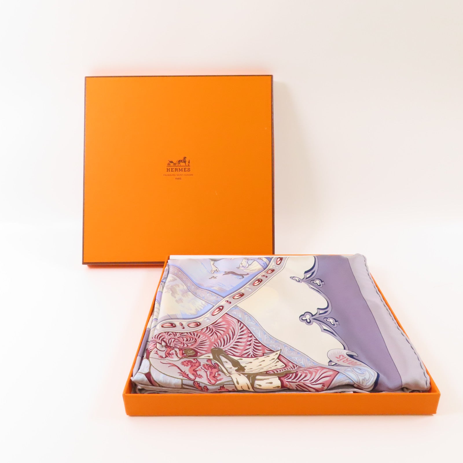 HERMES 絲質Scarf絲巾
