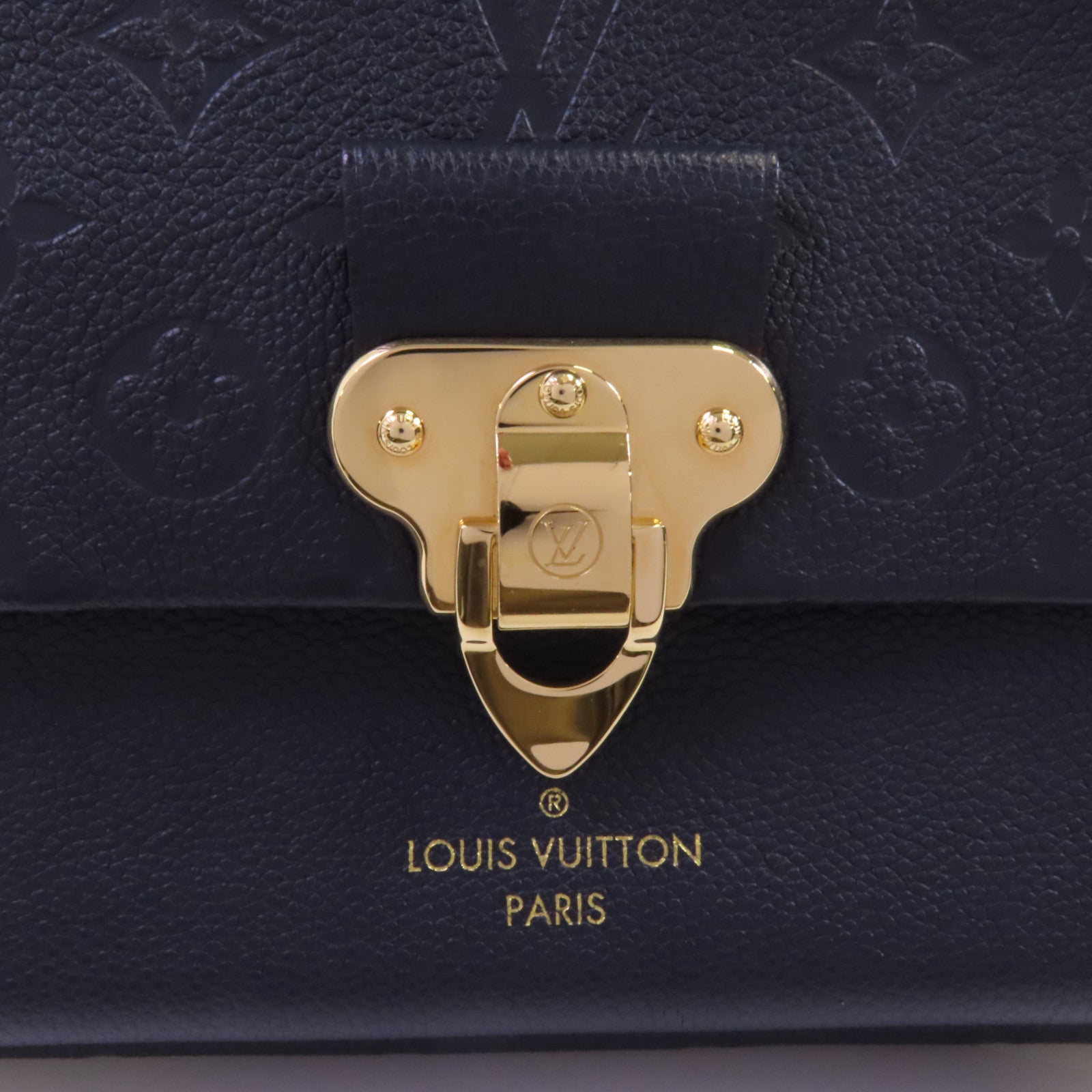 LOUIS VUITTON Monogram Empreinte Vavin PM金扣鏈帶肩背袋
