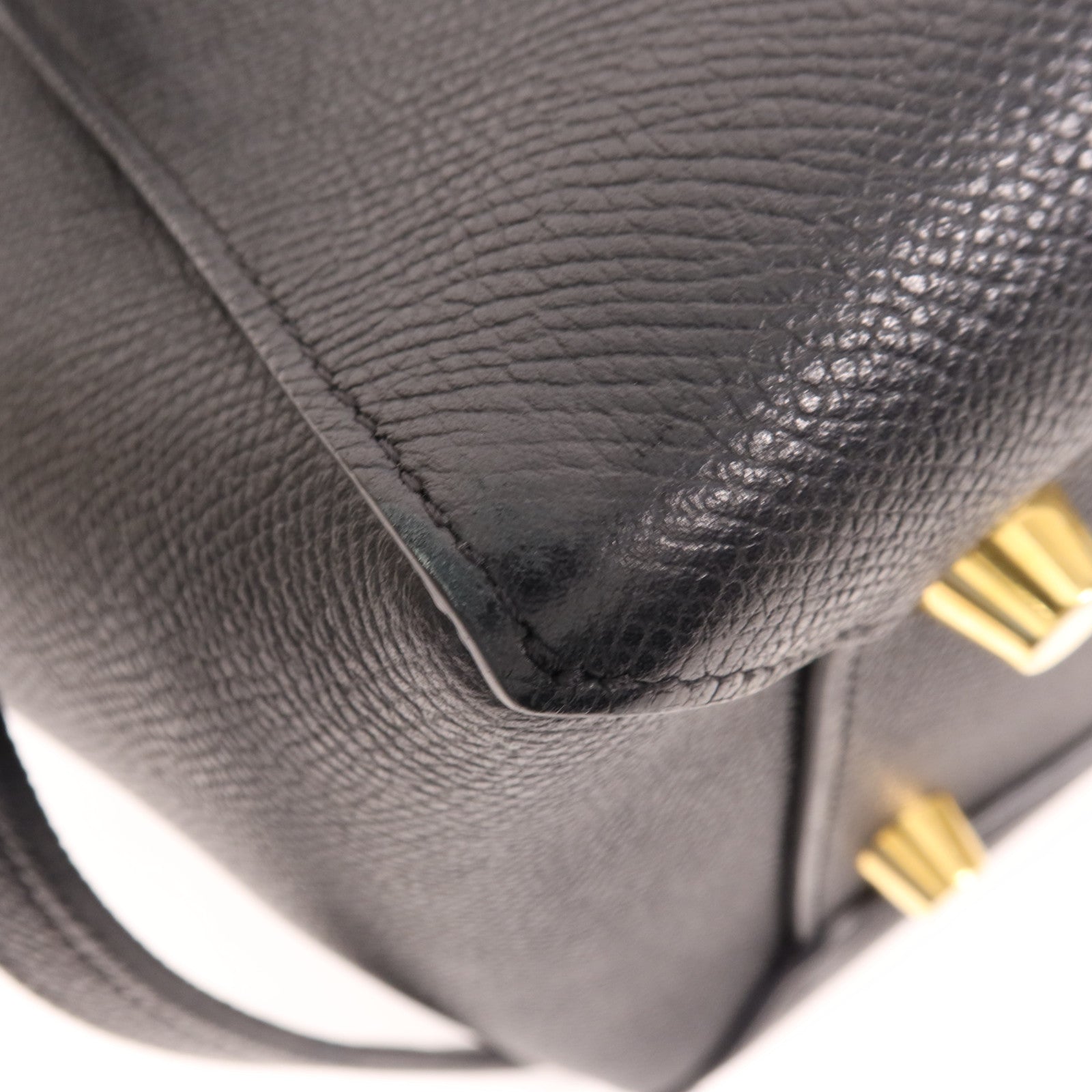 CELINE 牛皮皮革Belt Bag金扣手挽肩背兩用袋