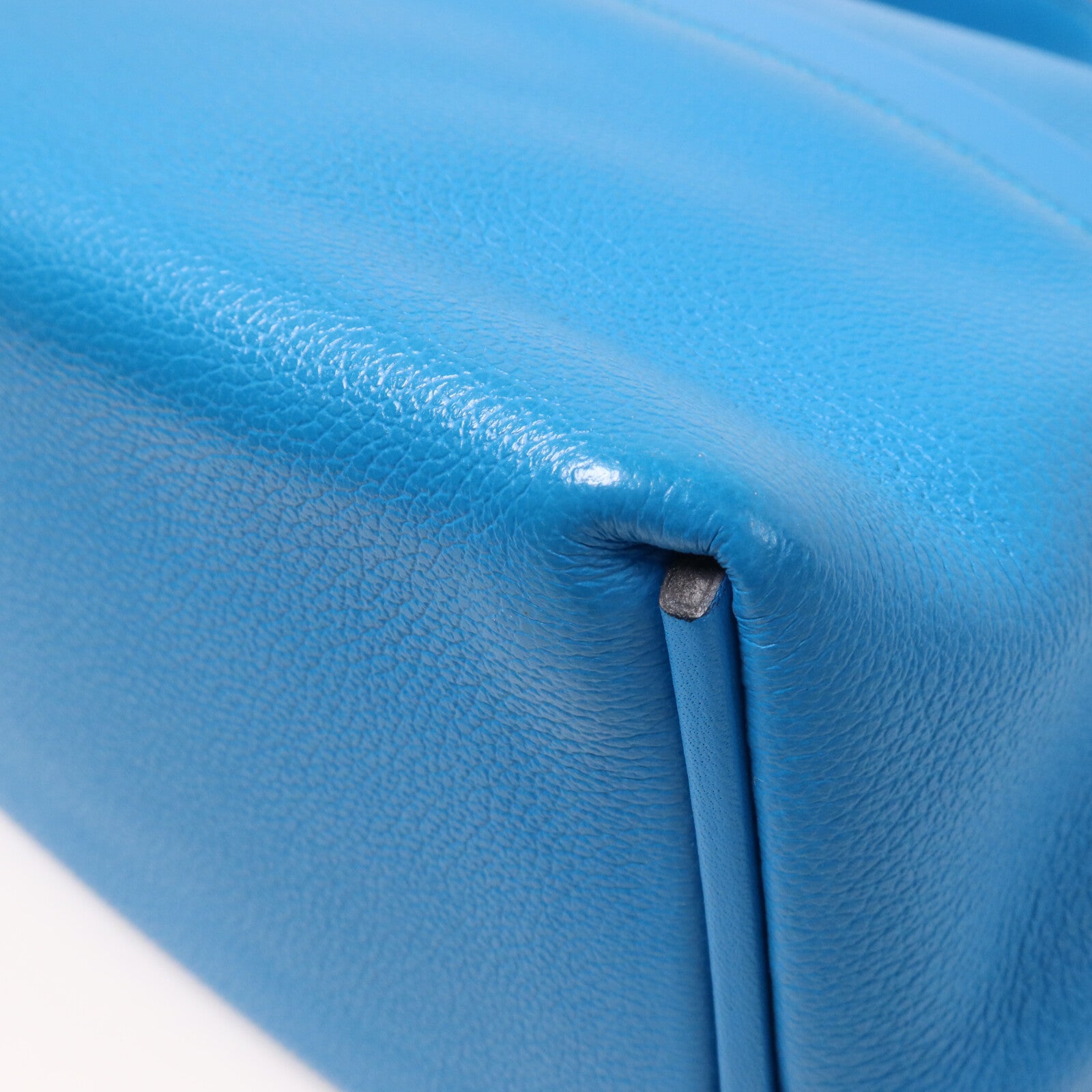 HERMES Evercolor皮革24/24 Mini手挽肩背兩用袋Bleu Zanzibar