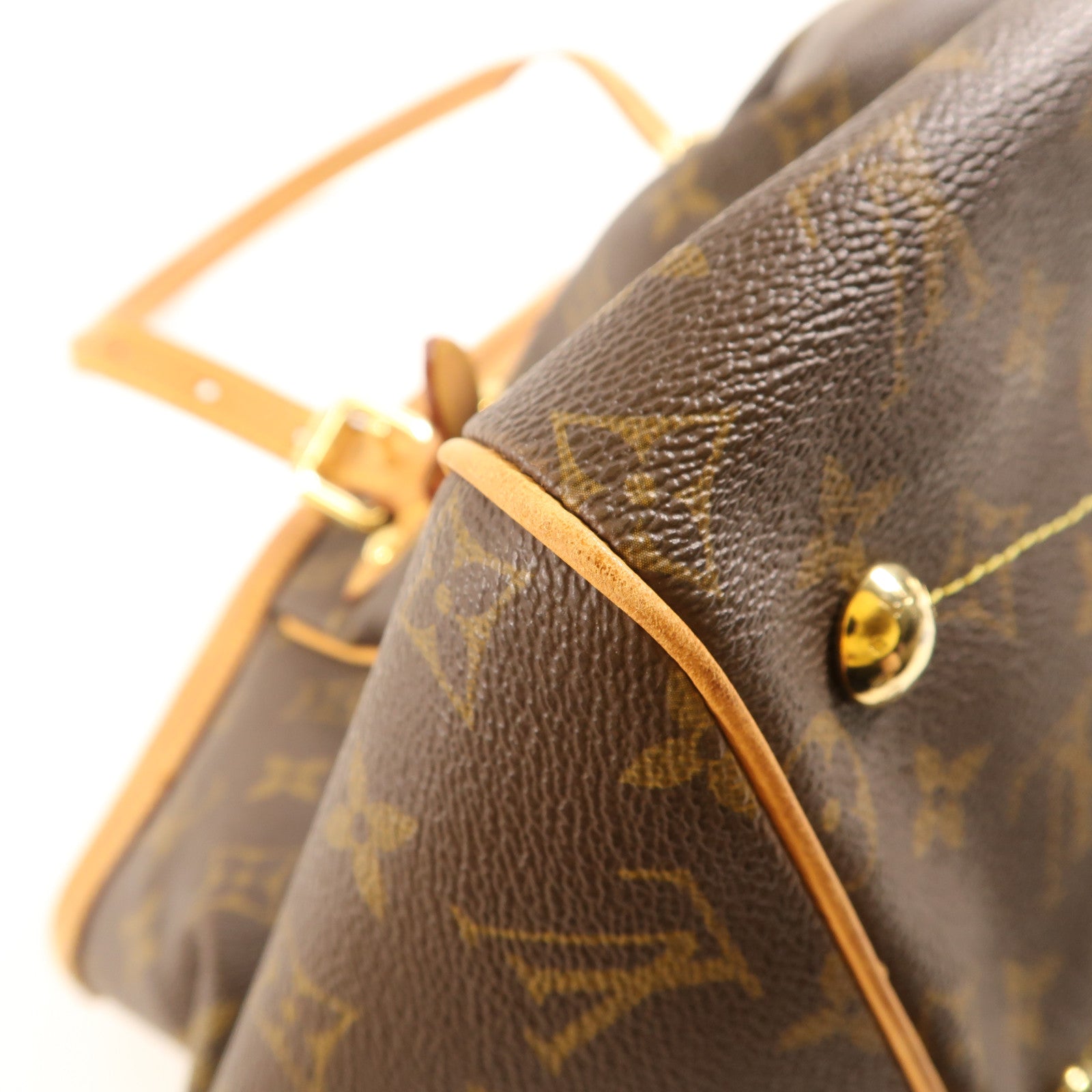 LOUIS VUITTON LV GHW Tivoli GM Shoulder Bag M40144 Monogram Brown