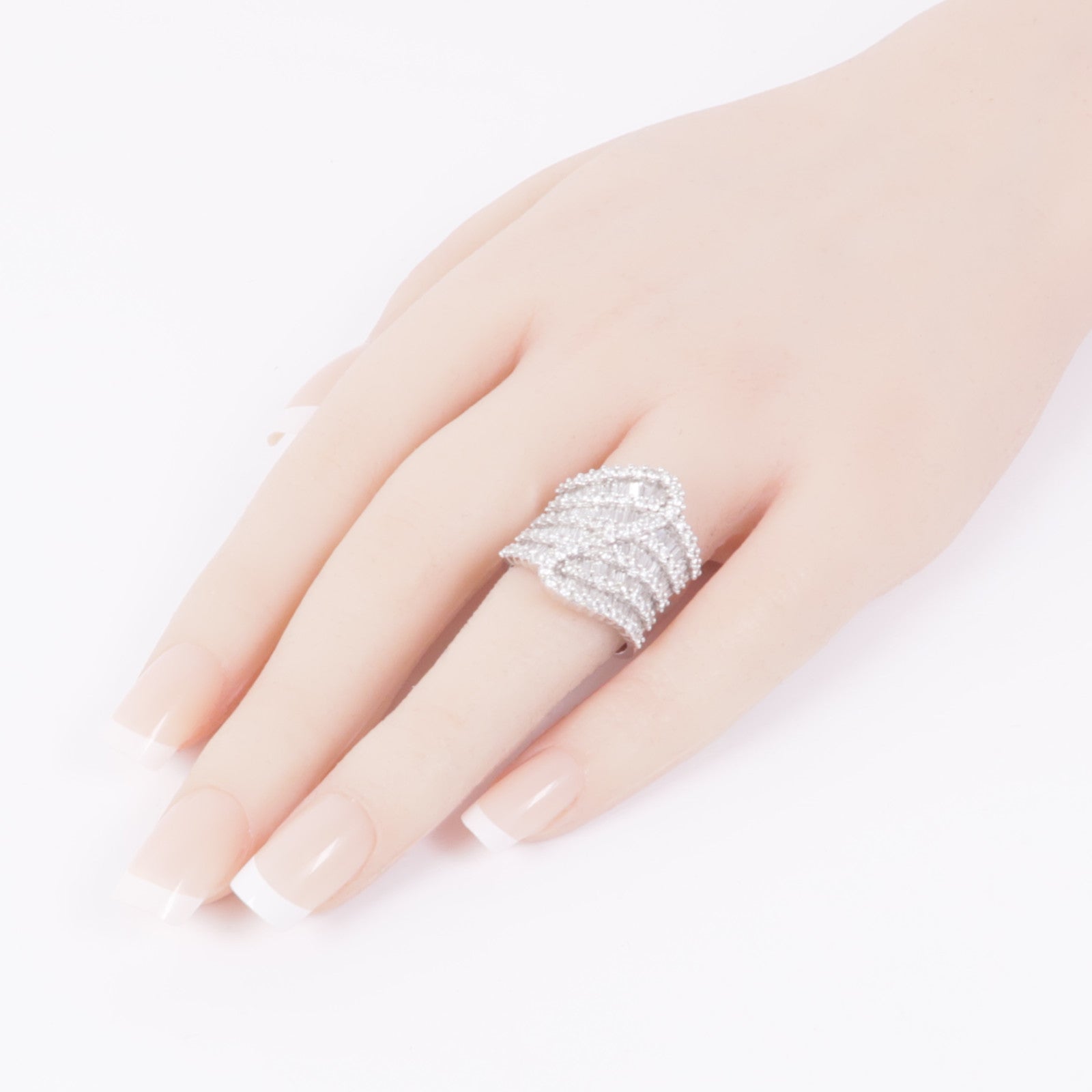 JEWELRY 18K白金Diamond Ring鑽石戒指US#6.25