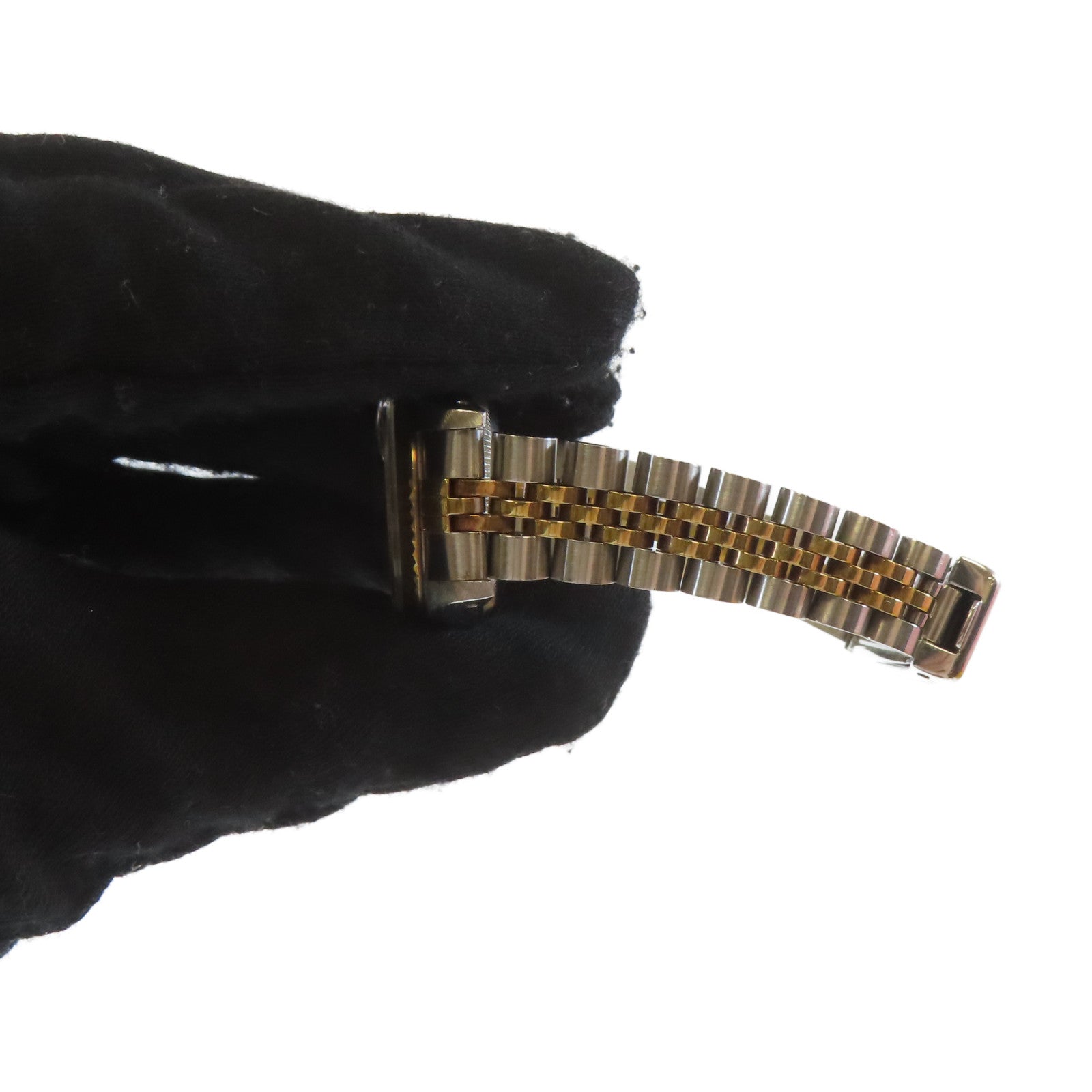 ROLEX Datejust 18K黃金/不鏽鋼手錶自動機芯白色
