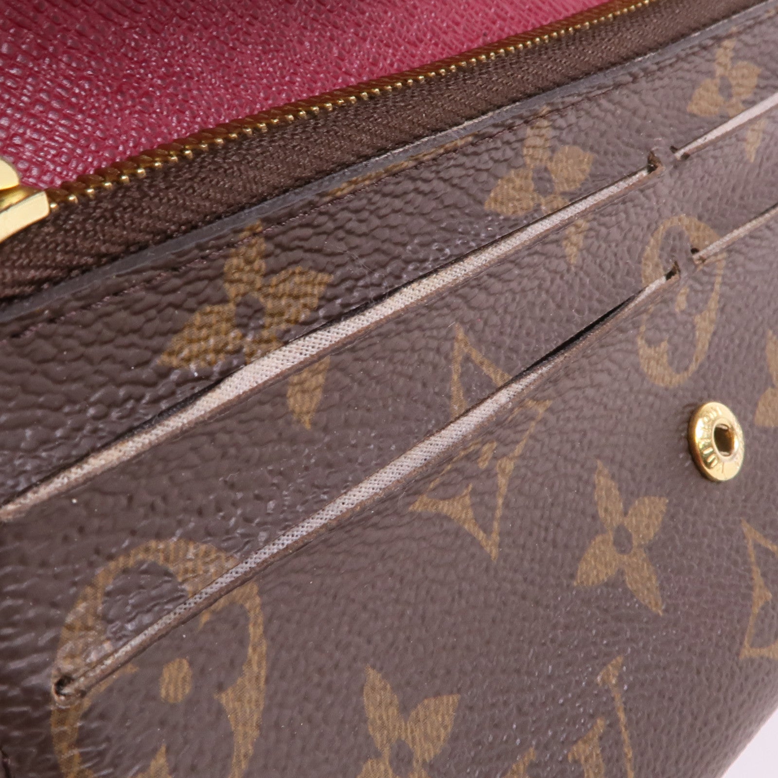 LOUIS VUITTON Monogram Emilie Long Wallet金扣長錢包