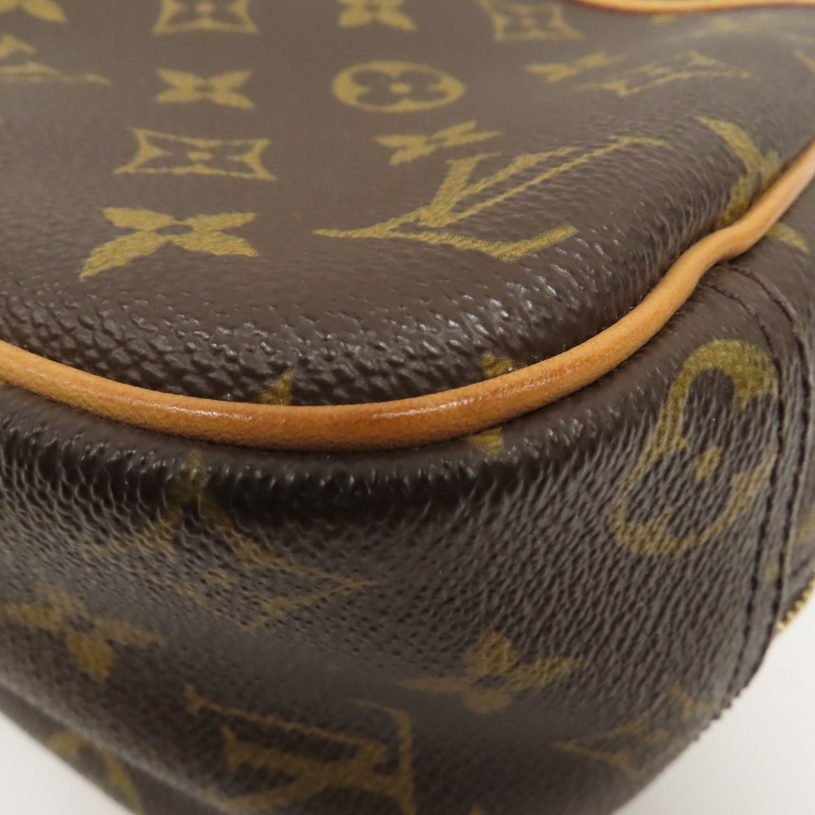 LOUIS VUITTON Monogram Trouville金扣手挽袋啡色