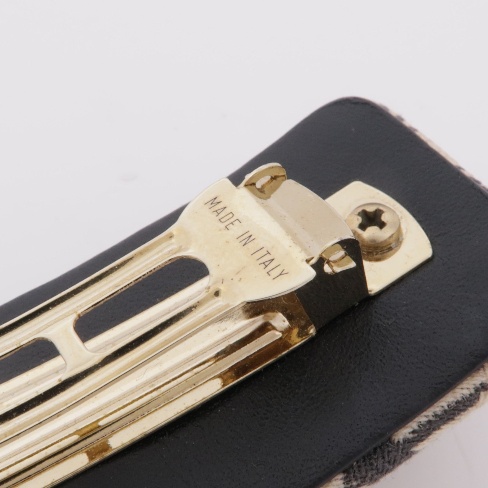 Salvatore Ferragamo 金屬/帆布Hairpin髲夾