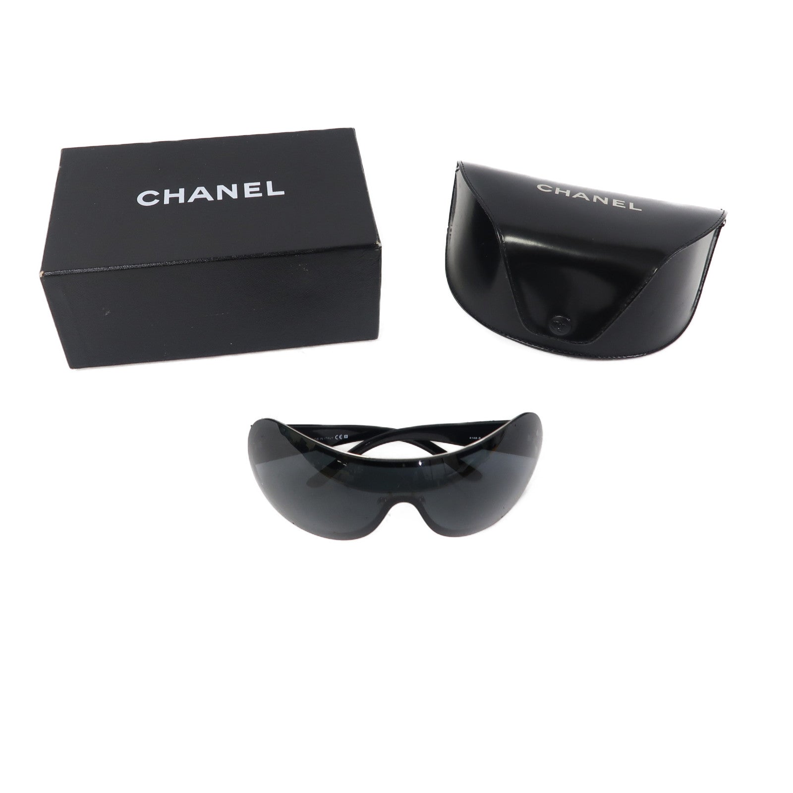 CHANEL PVC Sunglasses太陽眼鏡黑色