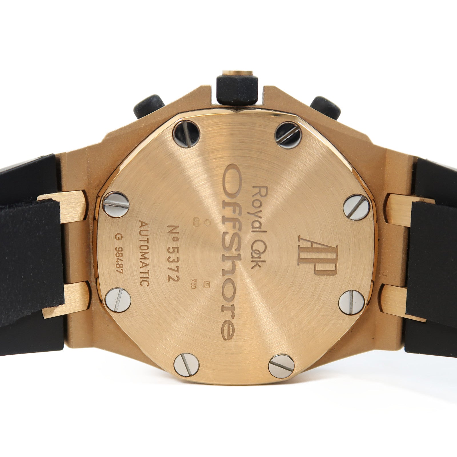 AUDEMARS PIGUET Royal Oak Offshore Chronograph 18K玫瑰金/橡膠帶手錶自動機芯灰色