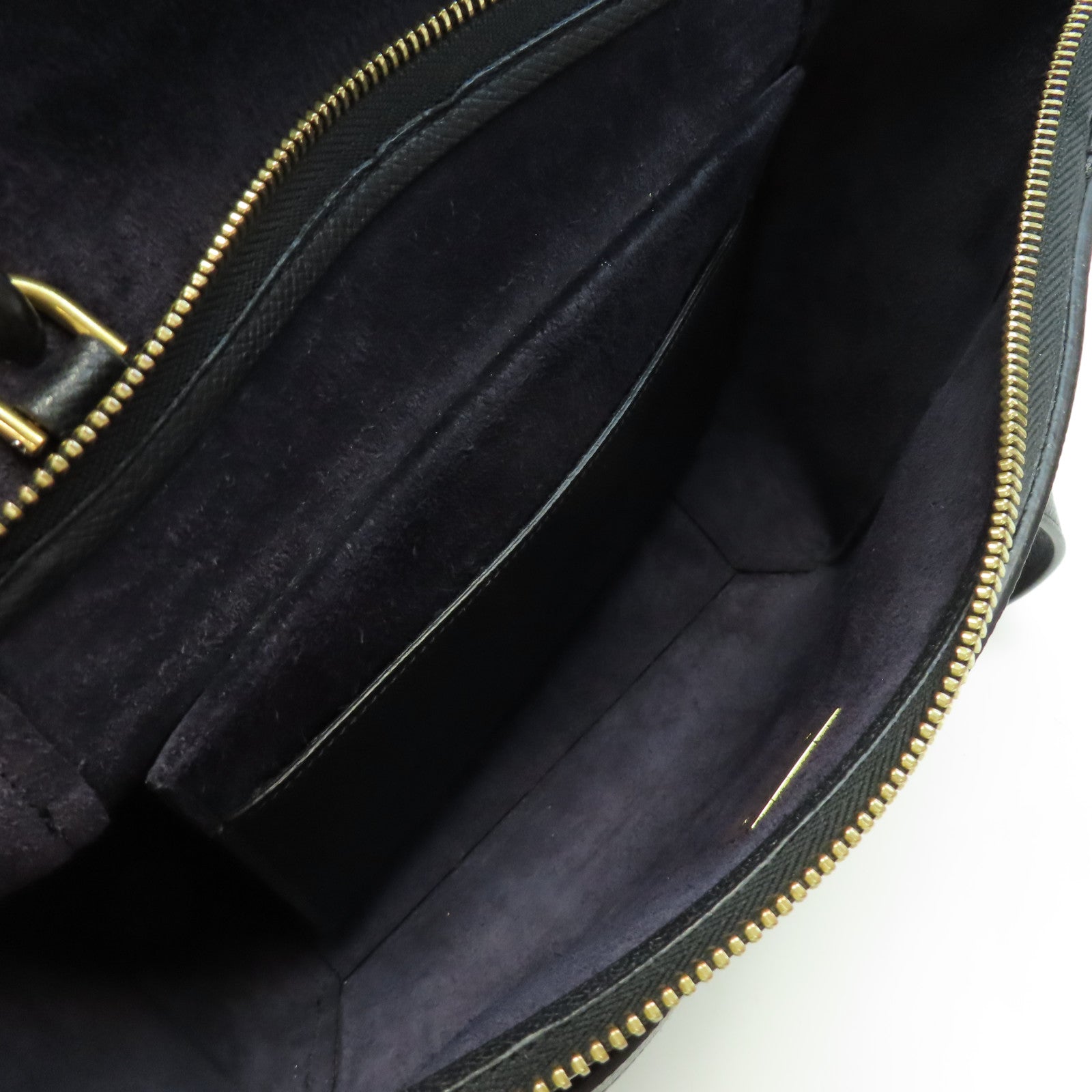 CELINE 牛皮皮革Belt Bag金扣手挽肩背兩用袋黑色