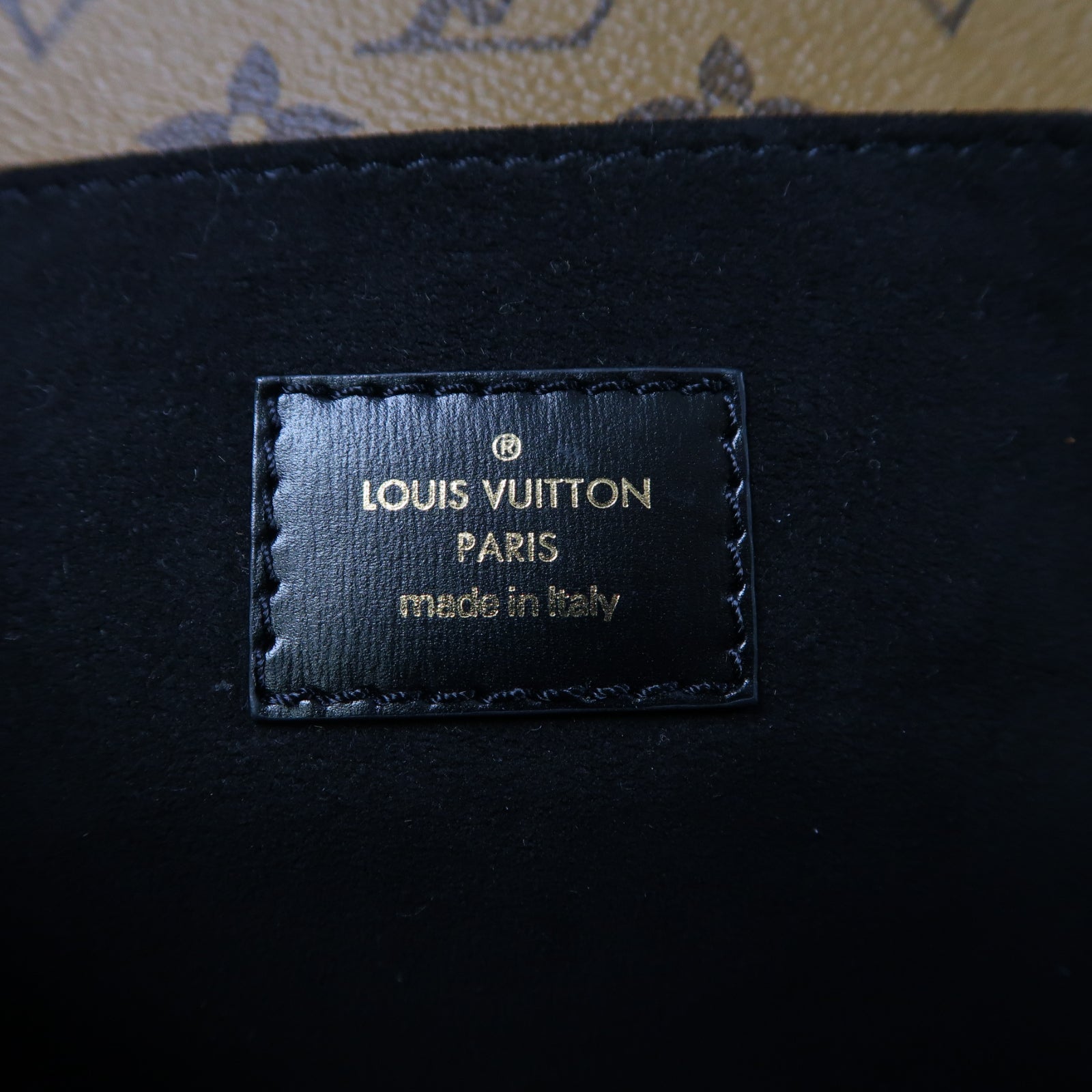 LOUIS VUITTON Monogram Reverse Pochette Métis金扣手挽肩背兩用袋啡色