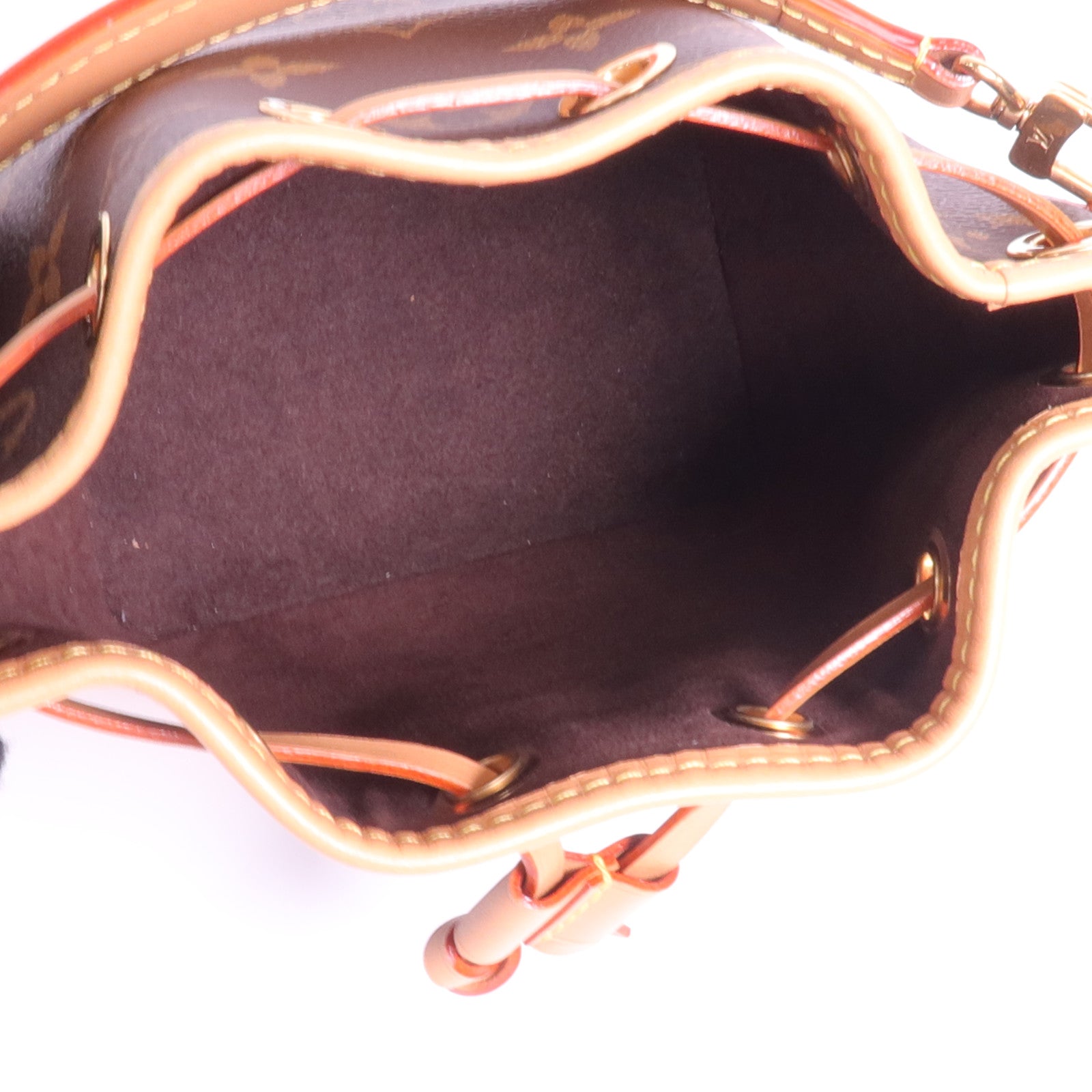 LOUIS VUITTON Monogram Nano Noe金扣手挽肩背兩用袋