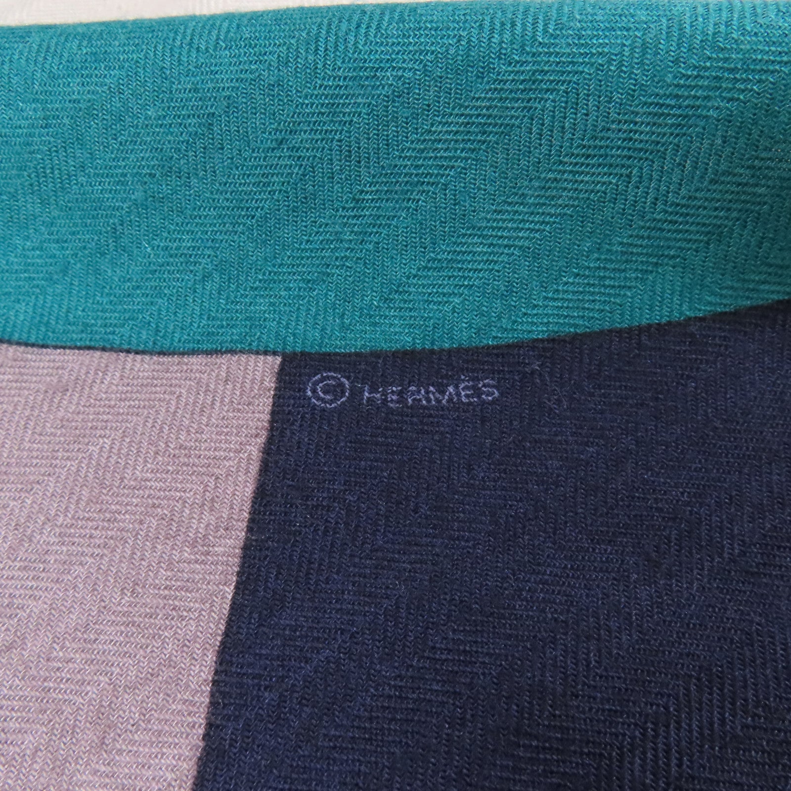 HERMES Cashmere/絲質Scarf圍巾