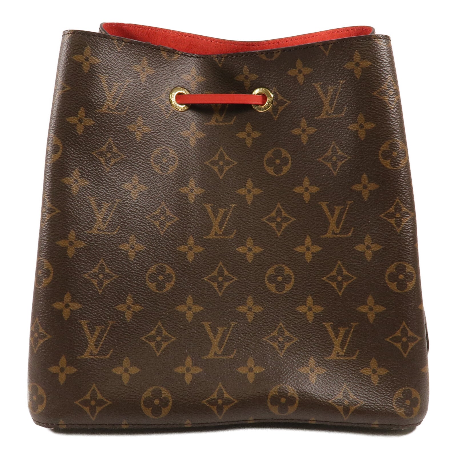 LOUIS VUITTON Monogram Neo Noe Bucket Bag肩背袋Coquelicot