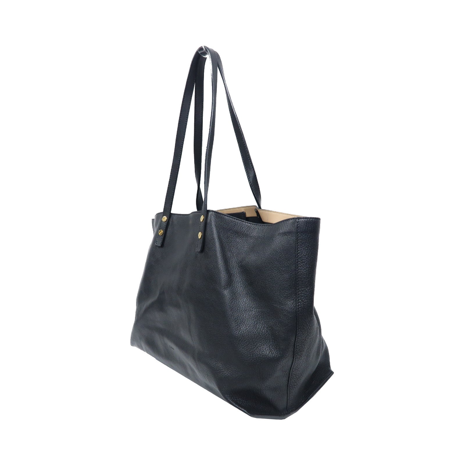 Chloe 牛皮皮革Dylan Tote Bag金扣手挽袋黑色