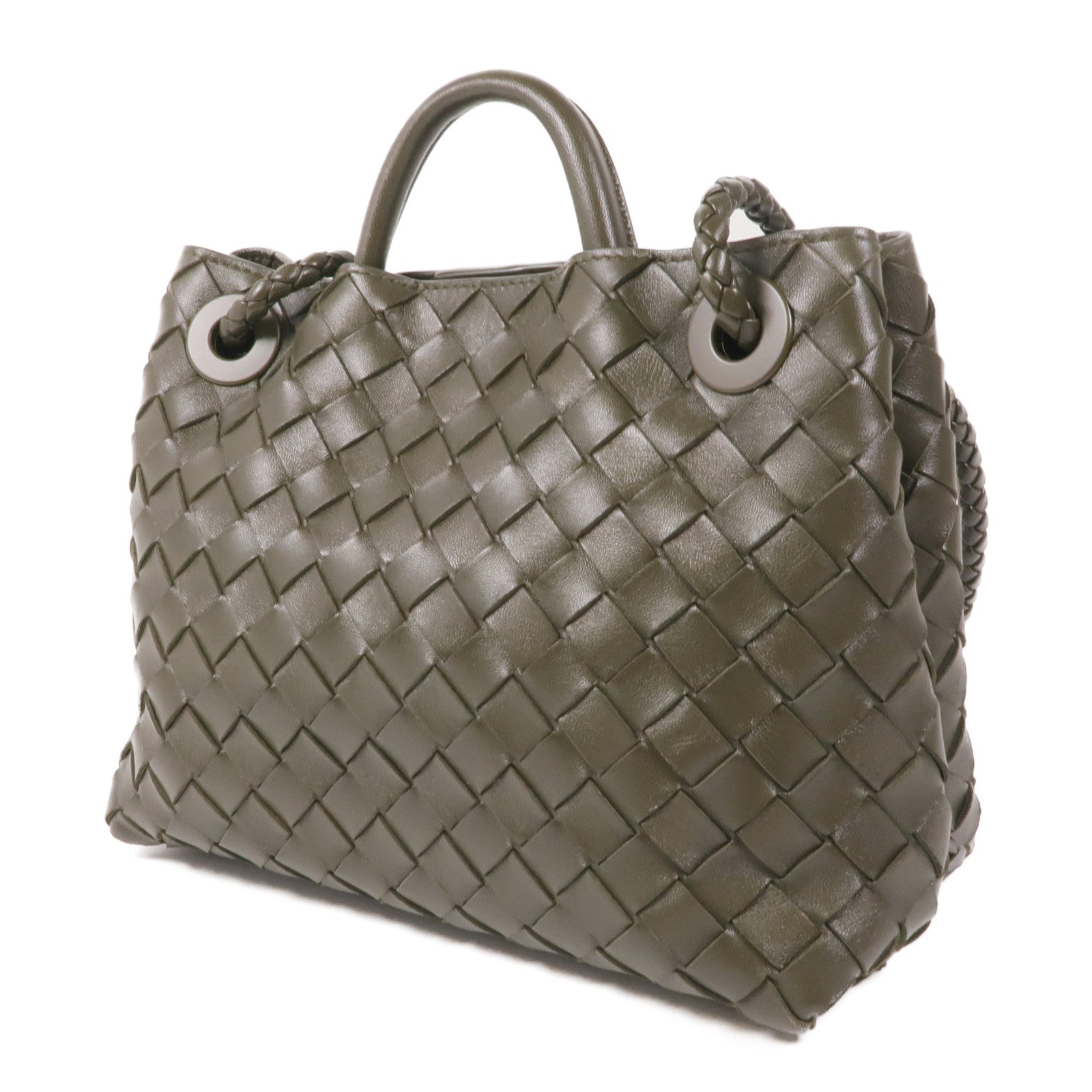 BOTTEGA VENETA 牛皮皮革Andiamo Small金扣手挽肩背兩用袋