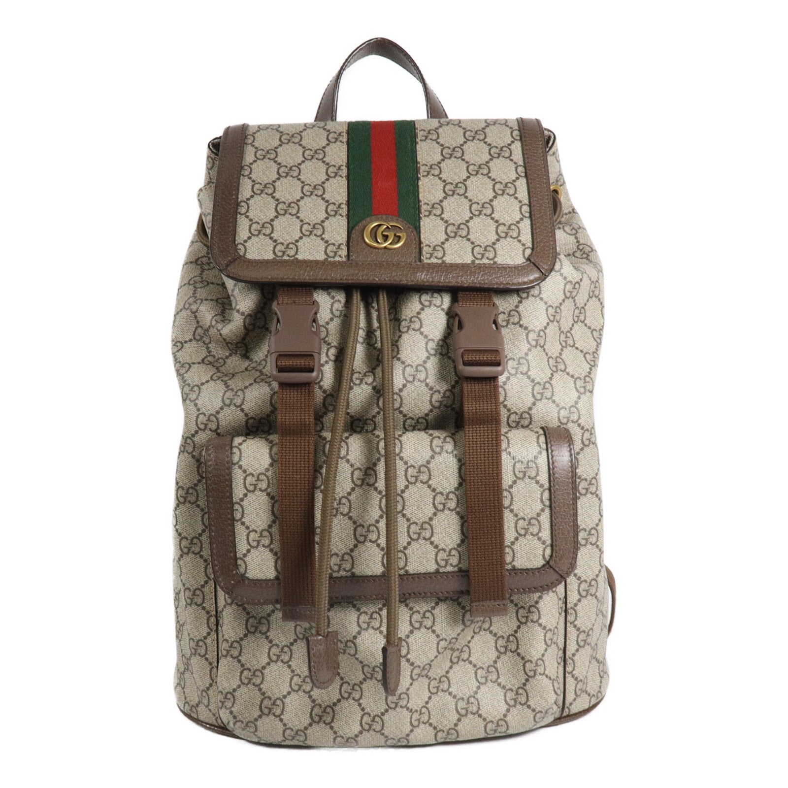 GUCCI 塗層帆布GG Supreme Backpack背包