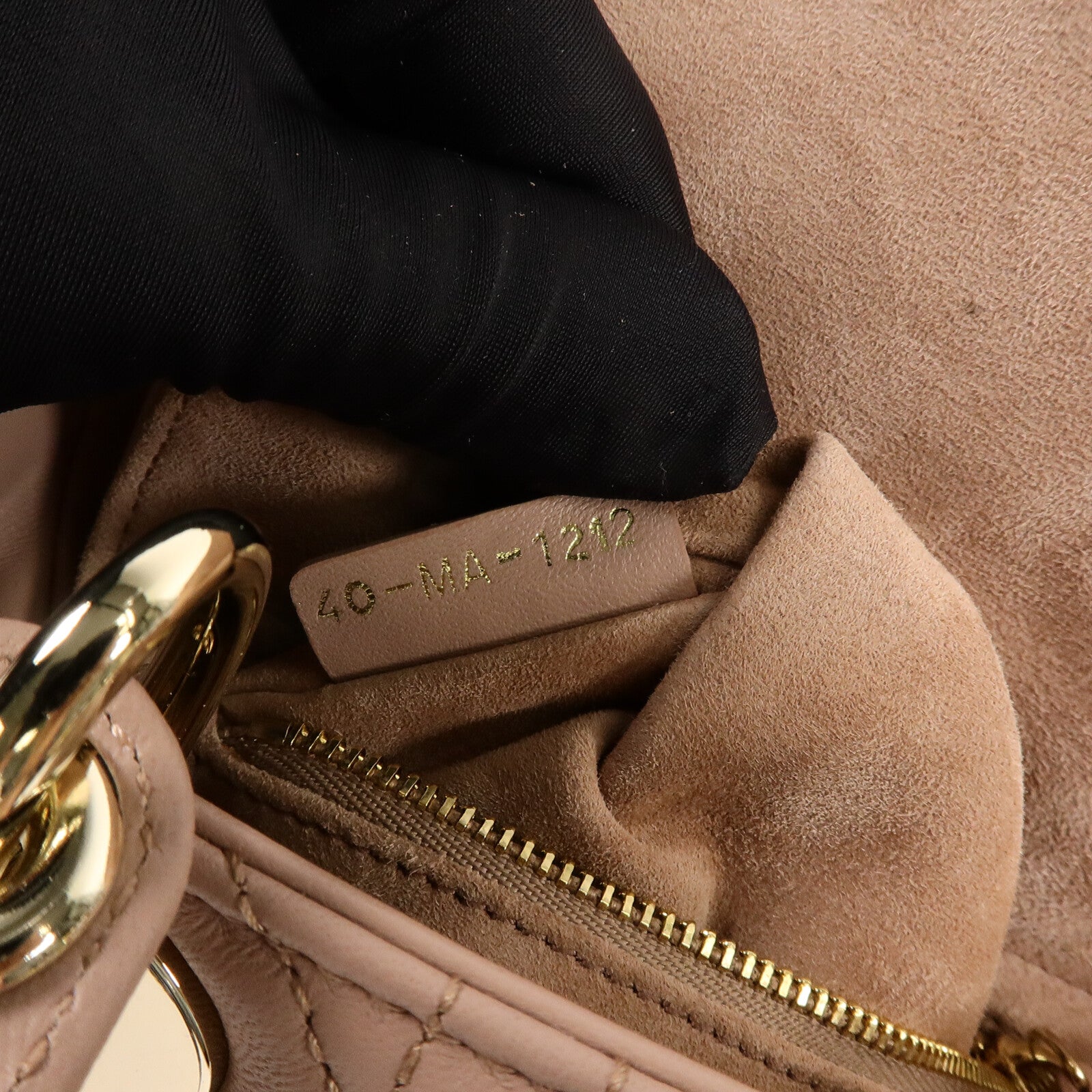 Dior 牛皮皮革Lady Dior Mini手挽肩背兩用袋