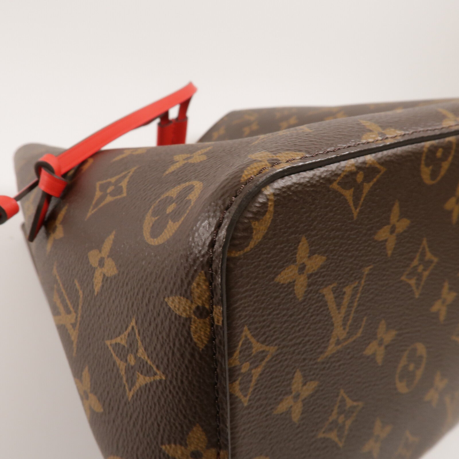 LOUIS VUITTON Monogram Neo Noe Bucket Bag肩背袋Coquelicot