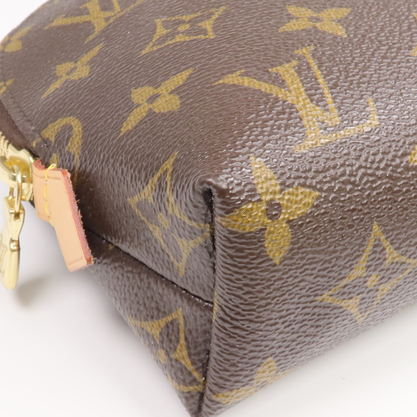 LOUIS VUITTON Monogram Cosmetic Pouch GM金扣手拿包