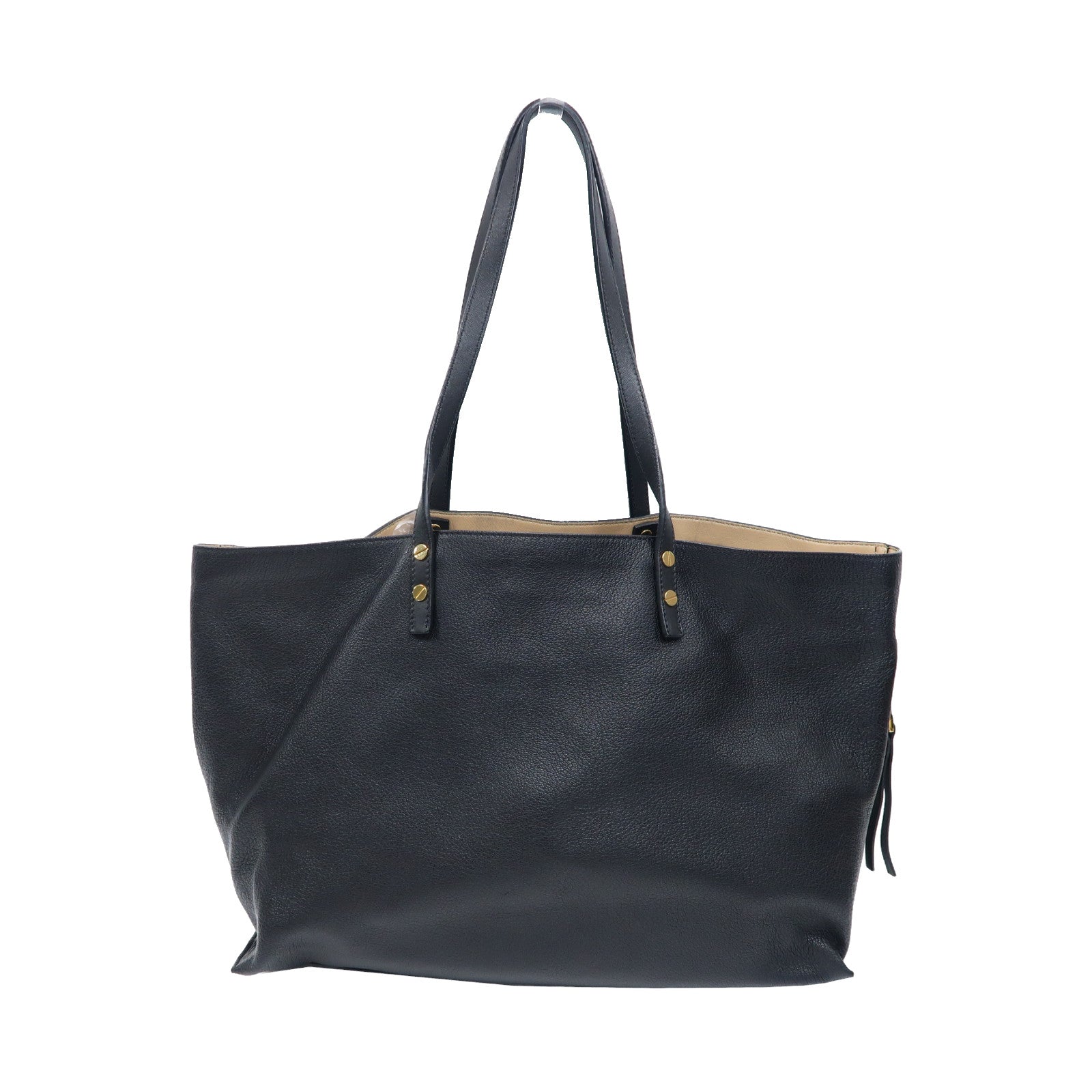 Chloe 牛皮皮革Dylan Tote Bag金扣手挽袋黑色