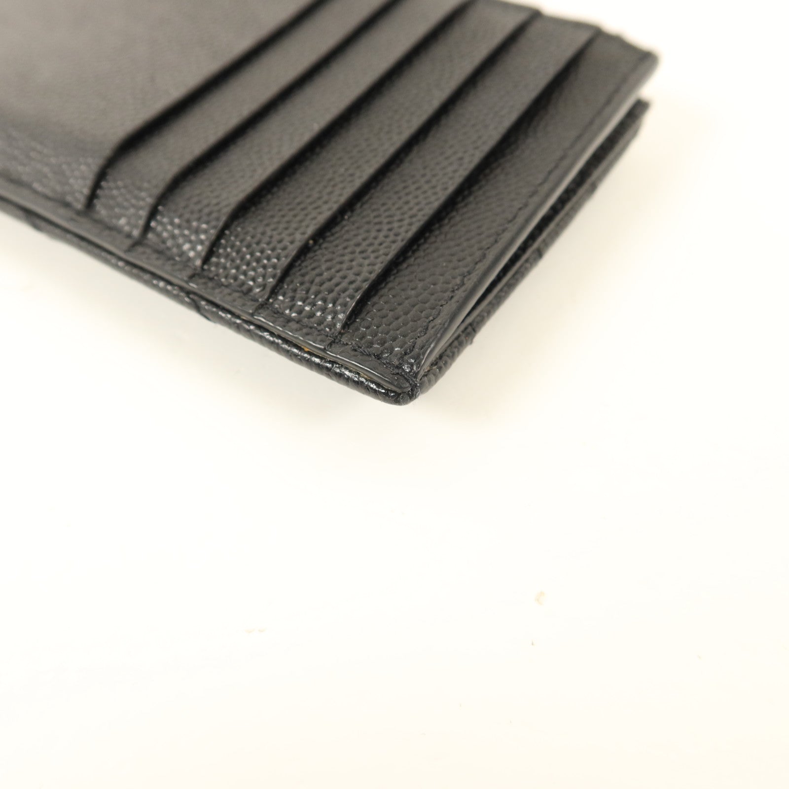 SAINT LAURENT 牛皮皮革Card Case金扣卡片套