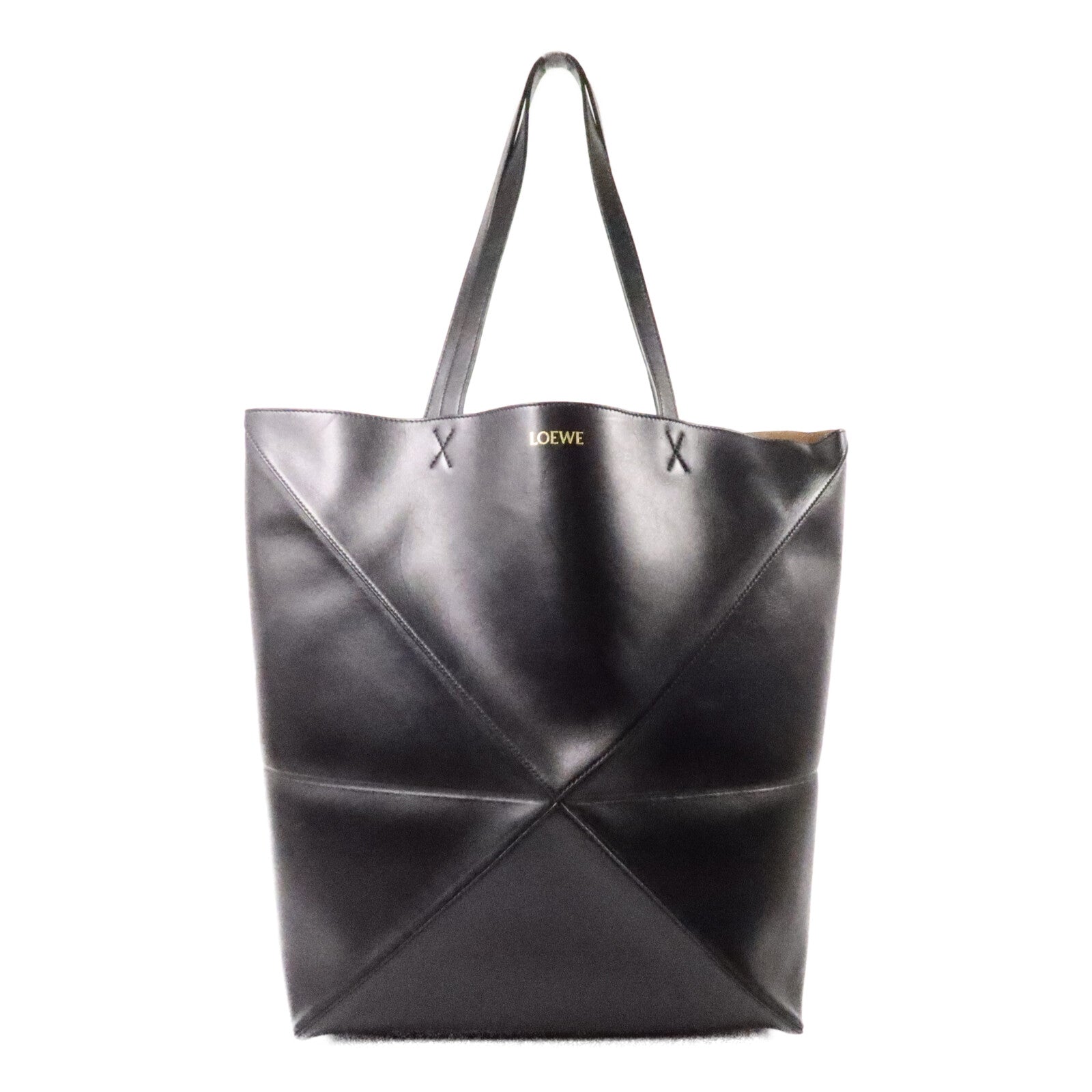 LOEWE 牛皮皮革Puzzle Fold Tote手挽袋