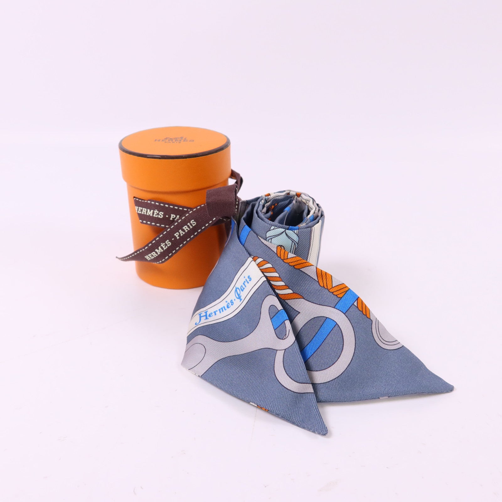 HERMES 絲質Twilly絲巾