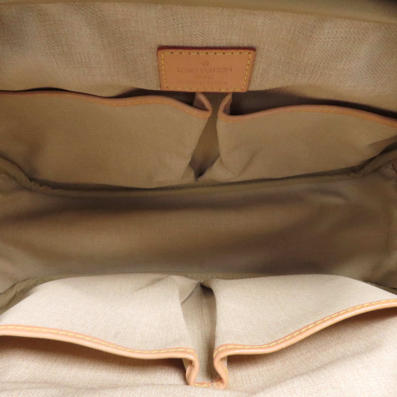 LOUIS VUITTON Monogram Trouville金扣手挽袋啡色