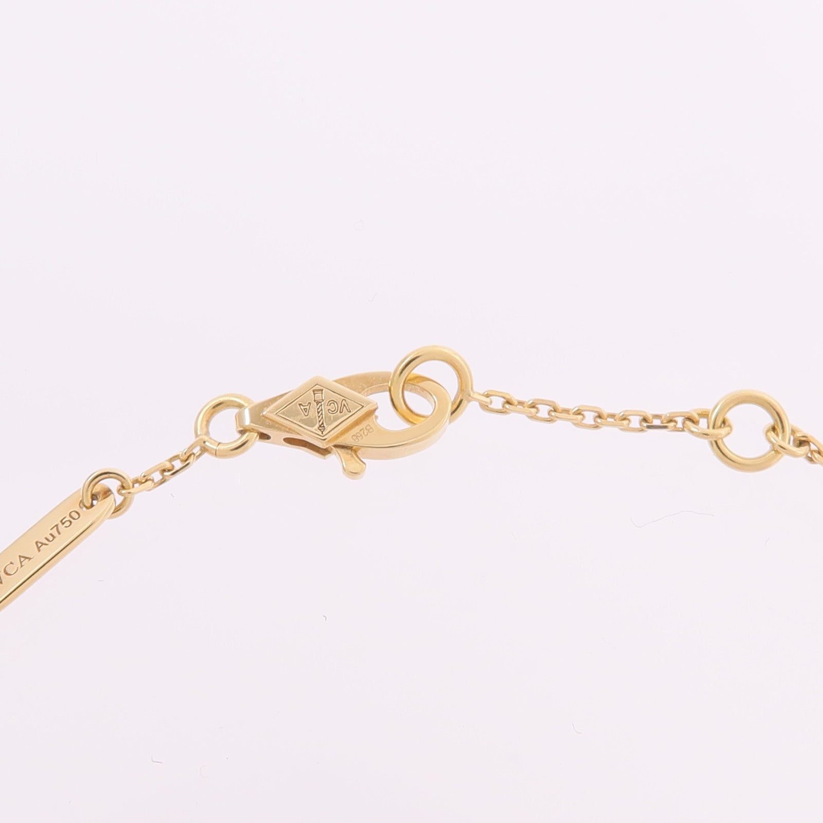 Van Cleef & Arpels 18K黃金Sweet Alhambra Bracelet珍珠母貝手鏈