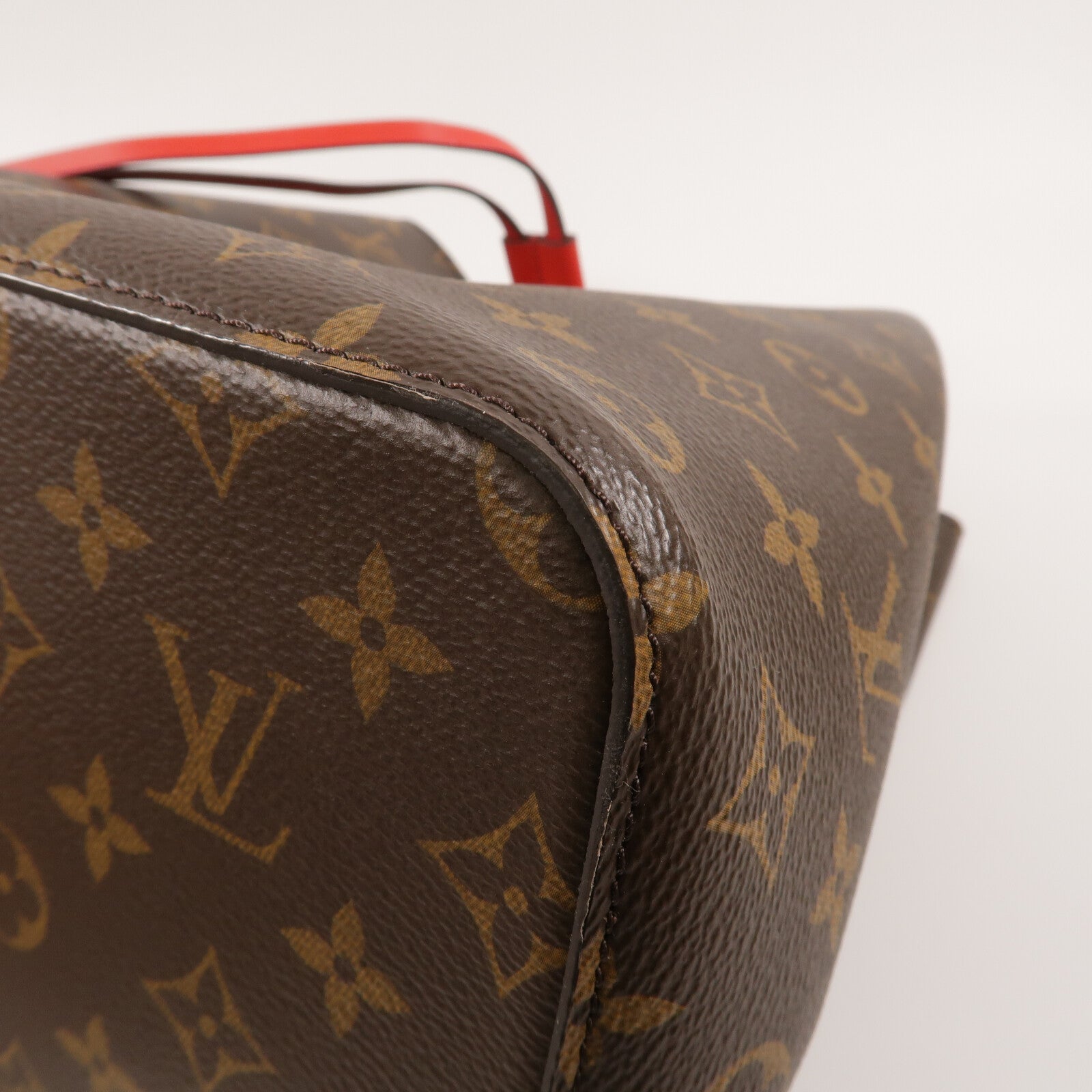 LOUIS VUITTON Monogram Neo Noe Bucket Bag肩背袋Coquelicot