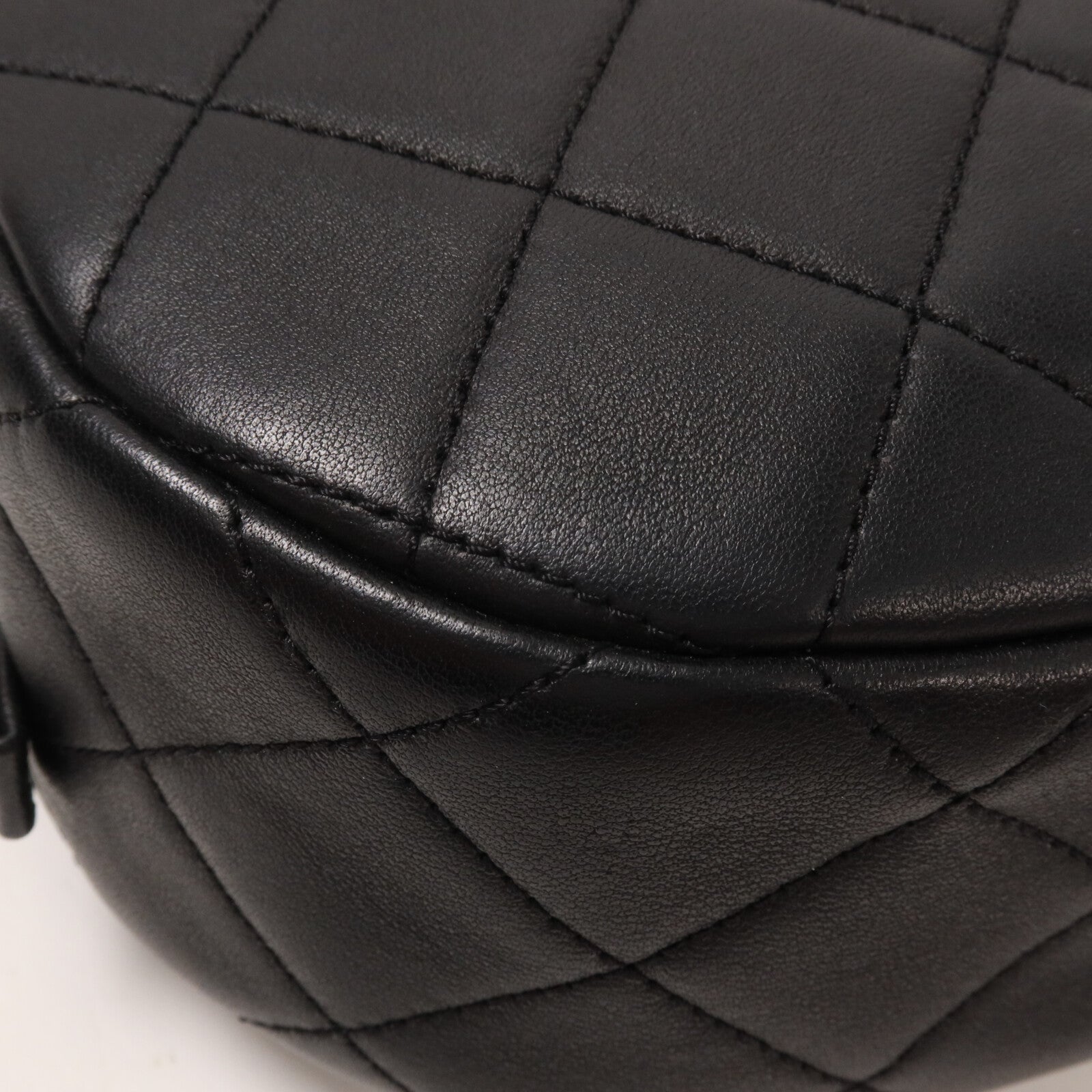 CHANEL 牛皮皮革Chain Handle Studded CC鏈帶手挽肩背兩用袋