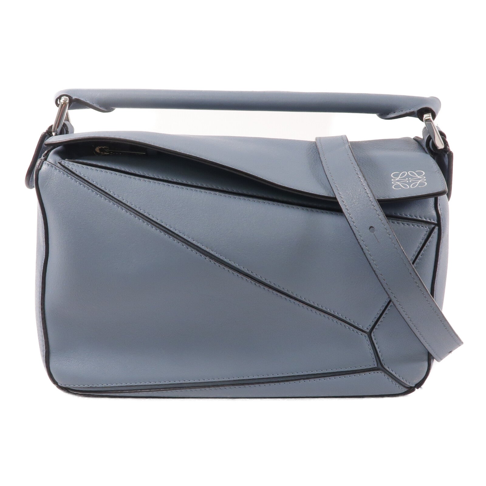 LOEWE 牛皮皮革Puzzle Small手挽肩背兩用袋