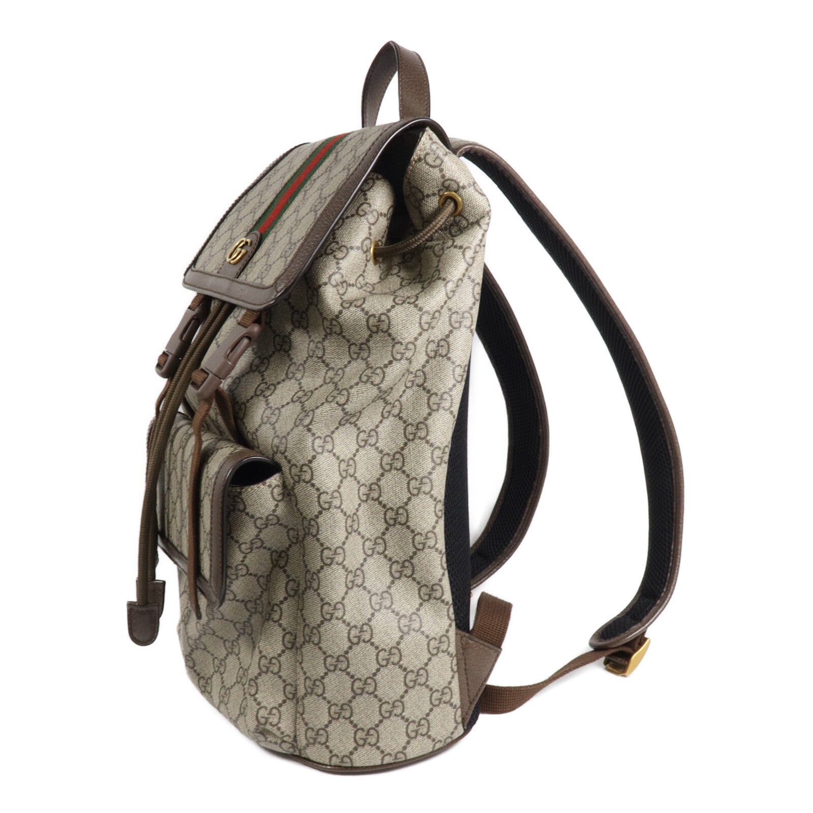 GUCCI 塗層帆布GG Supreme Backpack背包