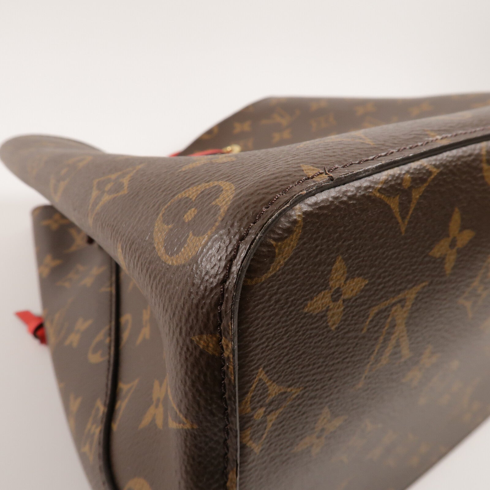 LOUIS VUITTON Monogram Neo Noe Bucket Bag肩背袋Coquelicot