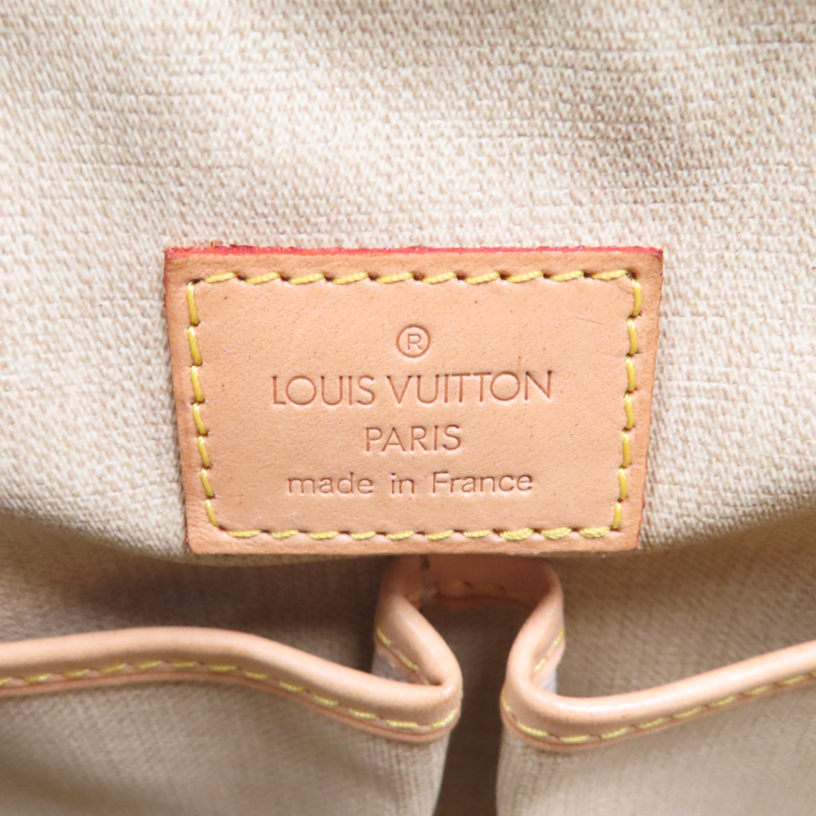 LOUIS VUITTON Monogram Trouville金扣手挽袋啡色