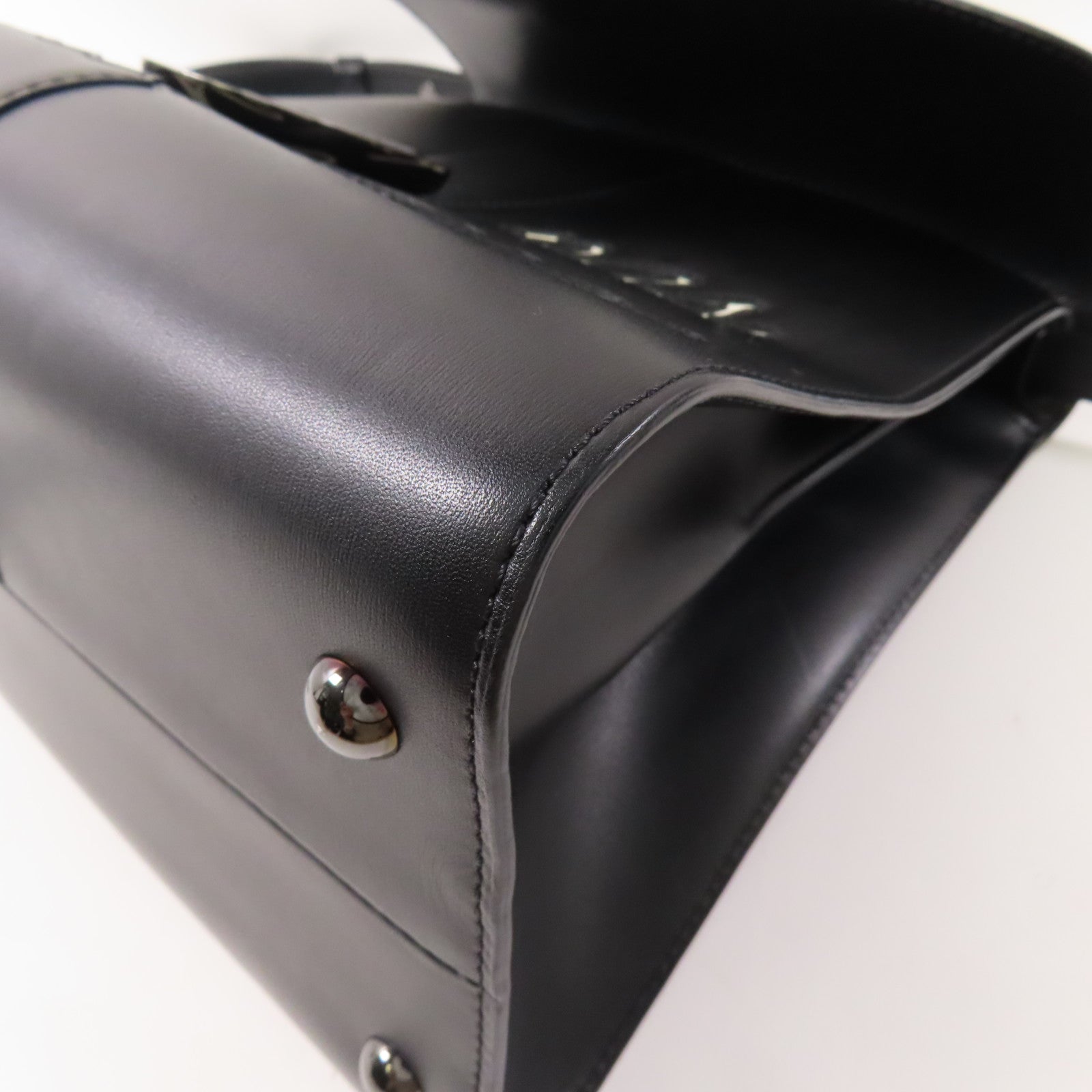 Delvaux 牛皮皮革L'Humour MM手挽肩背兩用袋