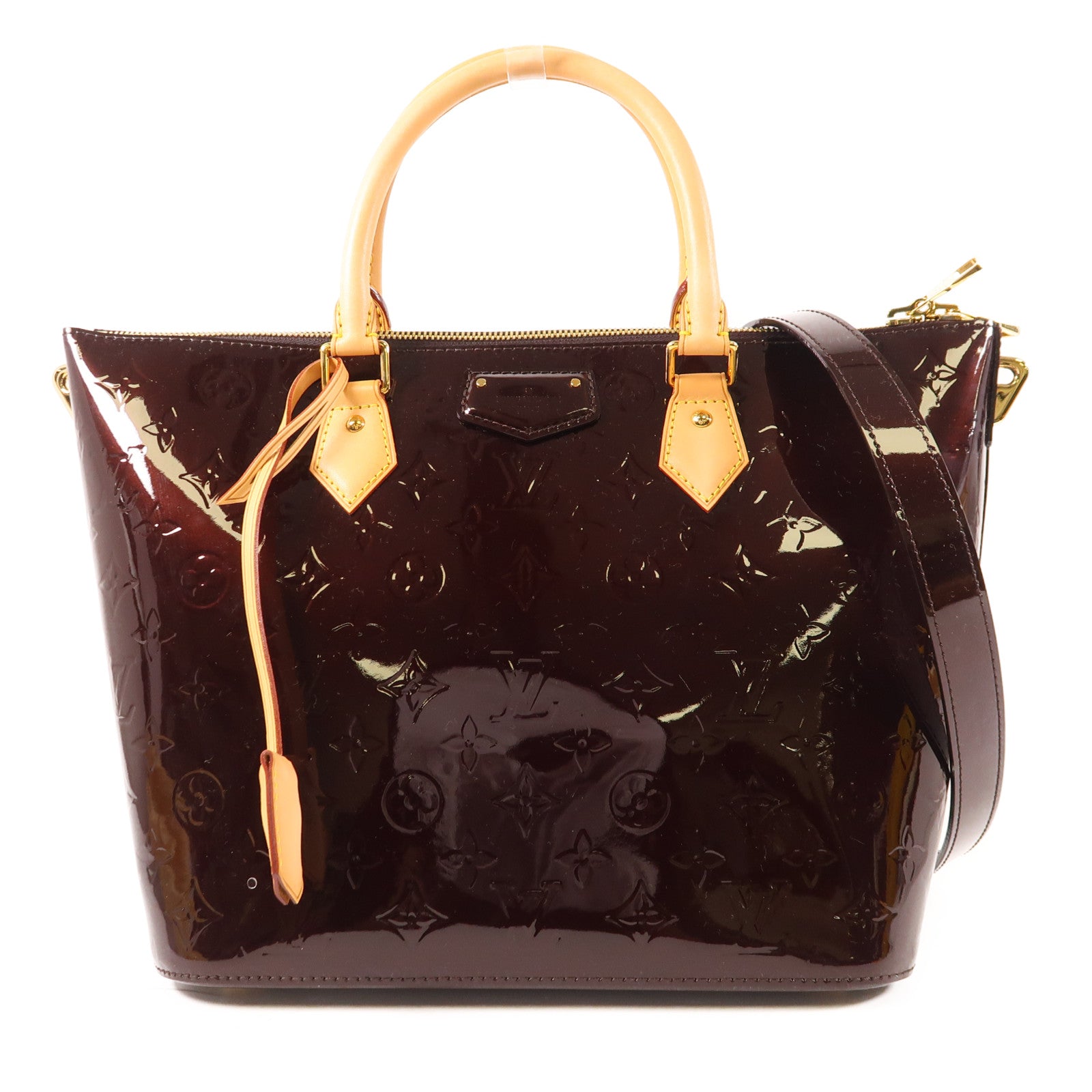 LOUIS VUITTON Vernis Montebello金扣手挽肩背兩用袋