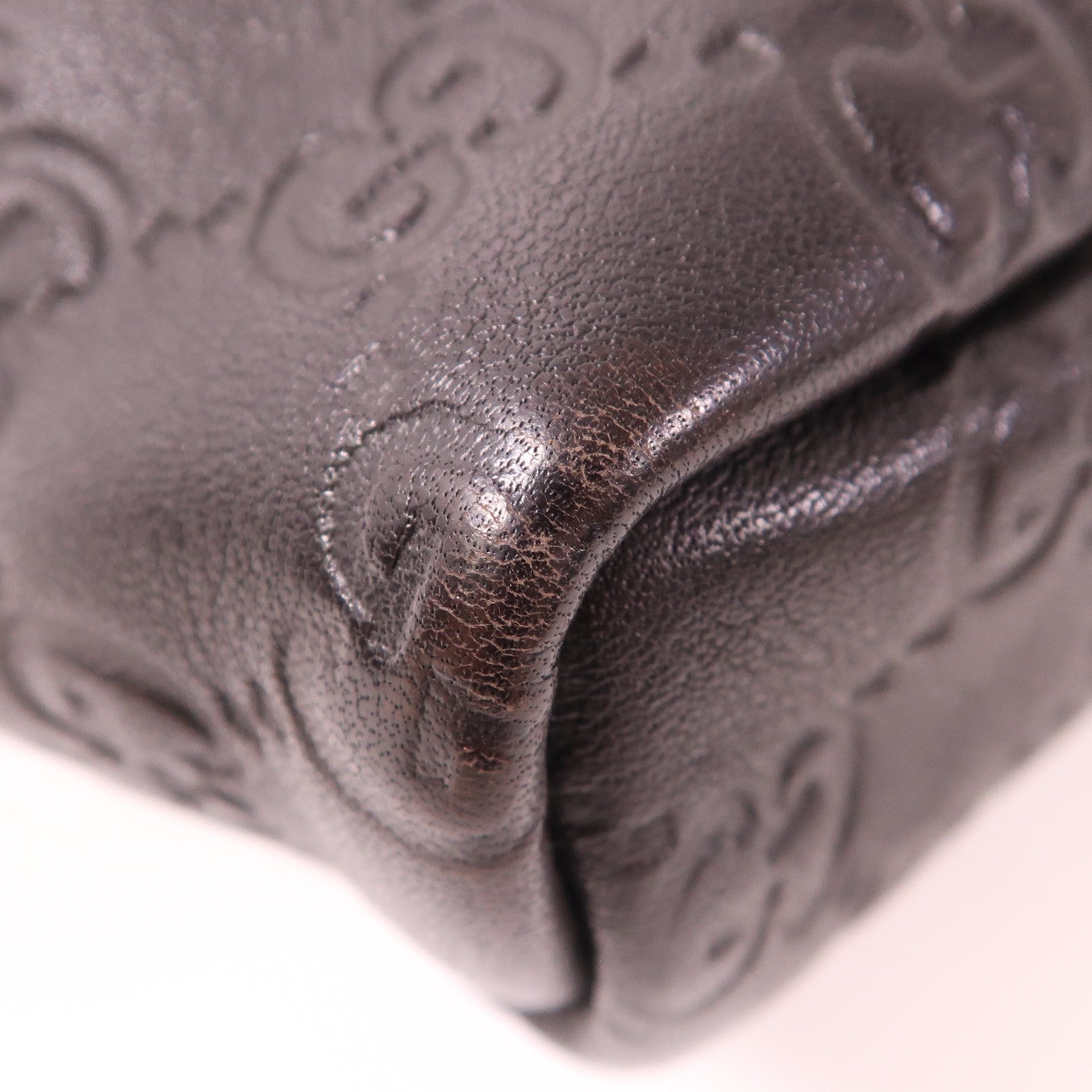 GUCCI GG GHW Crossbody Bag Shoulder Bag 223666 Calfskin Leather Brown