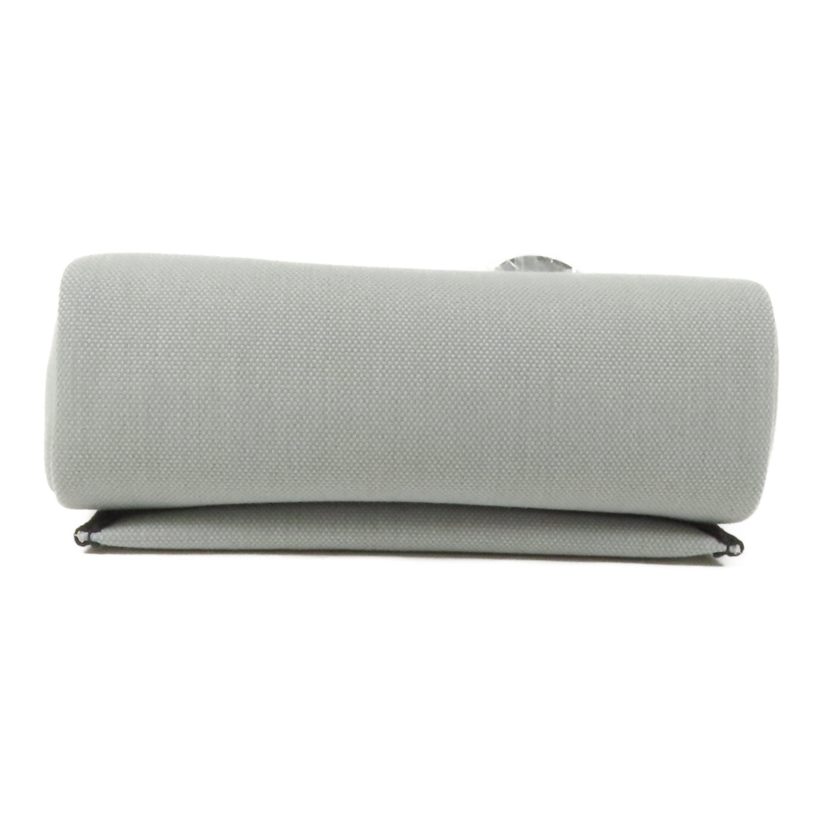 HERMES 帆布Mini Herbag肩背袋Gris Pantin