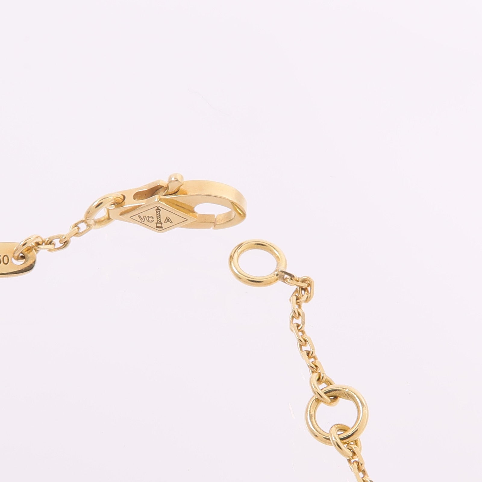 Van Cleef & Arpels 18K黃金Sweet Alhambra Bracelet珍珠母貝手鏈