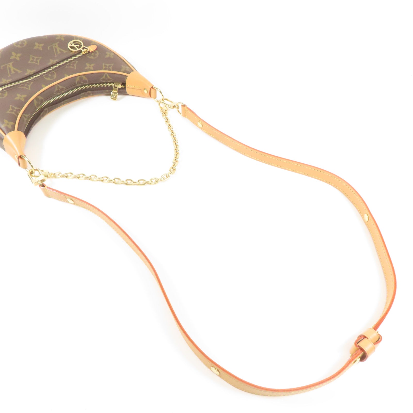 LOUIS VUITTON Monogram Loop金扣肩背袋