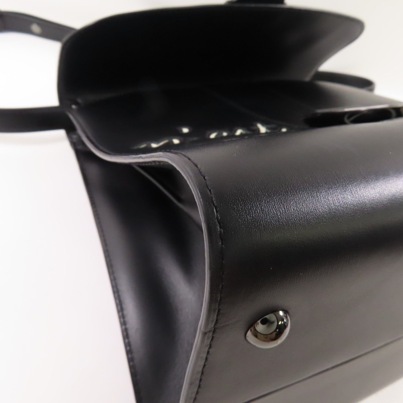 Delvaux 牛皮皮革L'Humour MM手挽肩背兩用袋