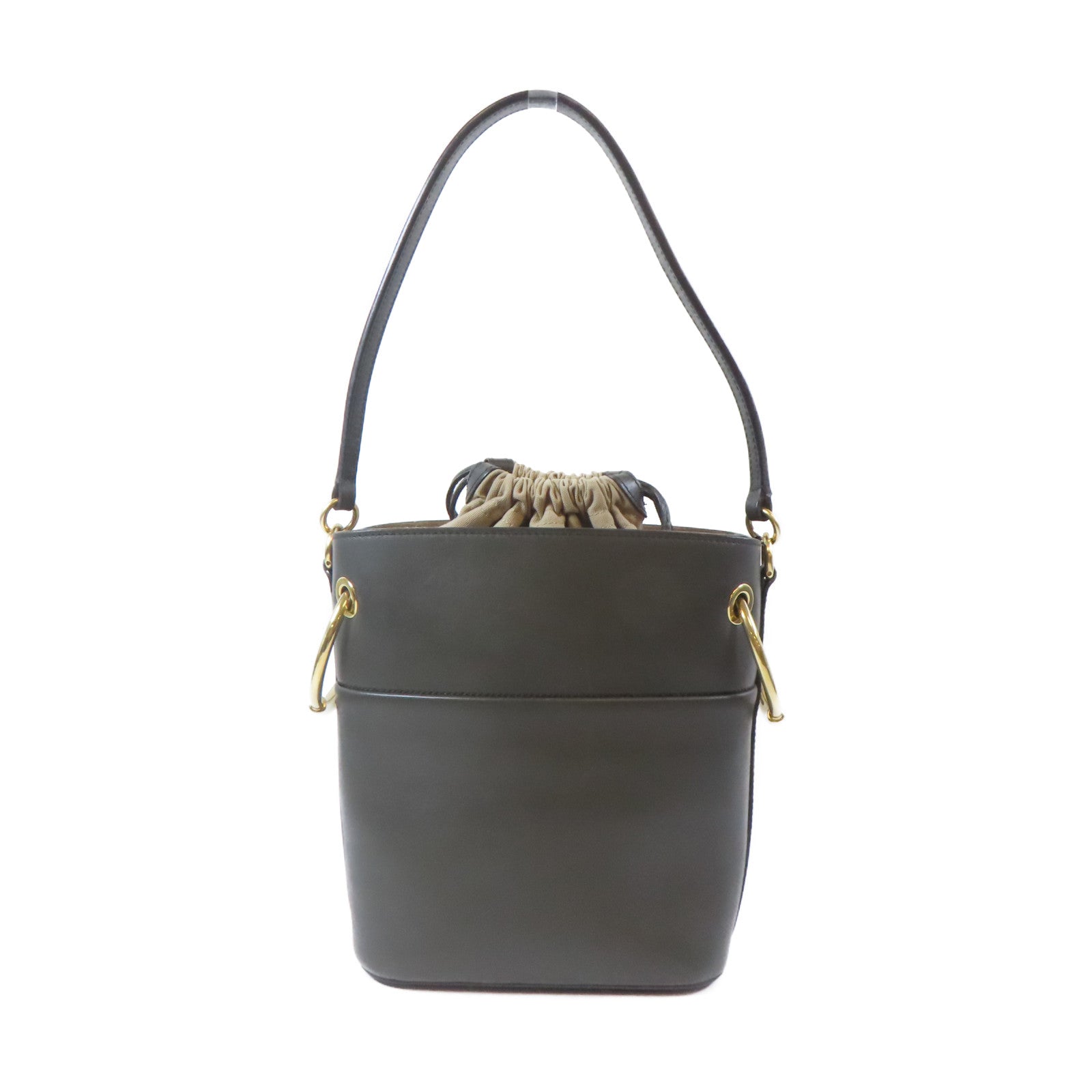 Chloe 牛皮皮革2way Shoulder Bag金扣手挽肩背兩用袋綠色