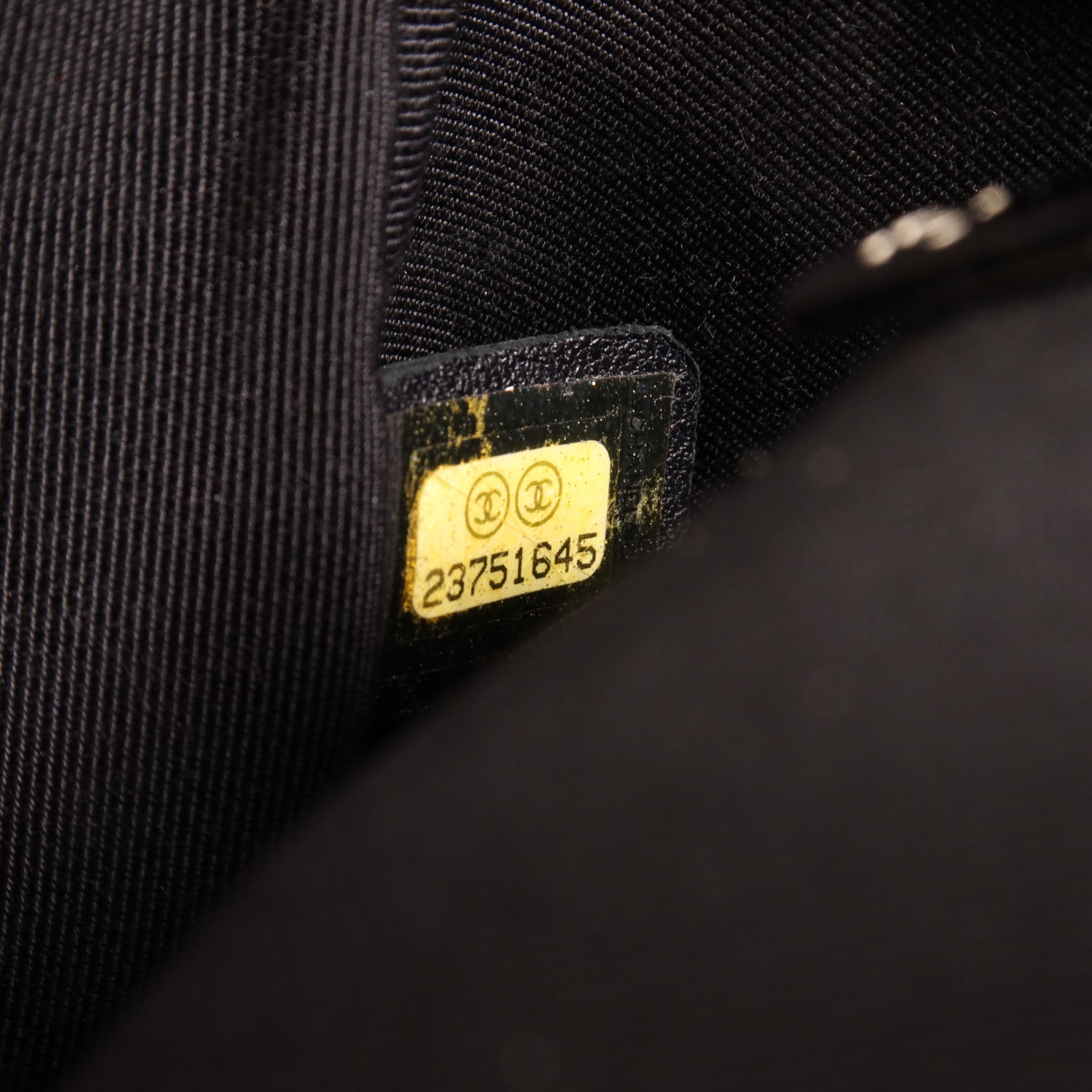 CHANEL 牛皮皮革Chain Shoulder銀扣手挽肩背兩用袋