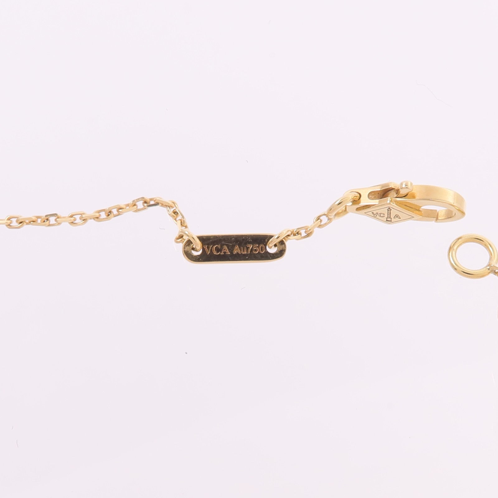 Van Cleef & Arpels 18K黃金Sweet Alhambra Bracelet珍珠母貝手鏈