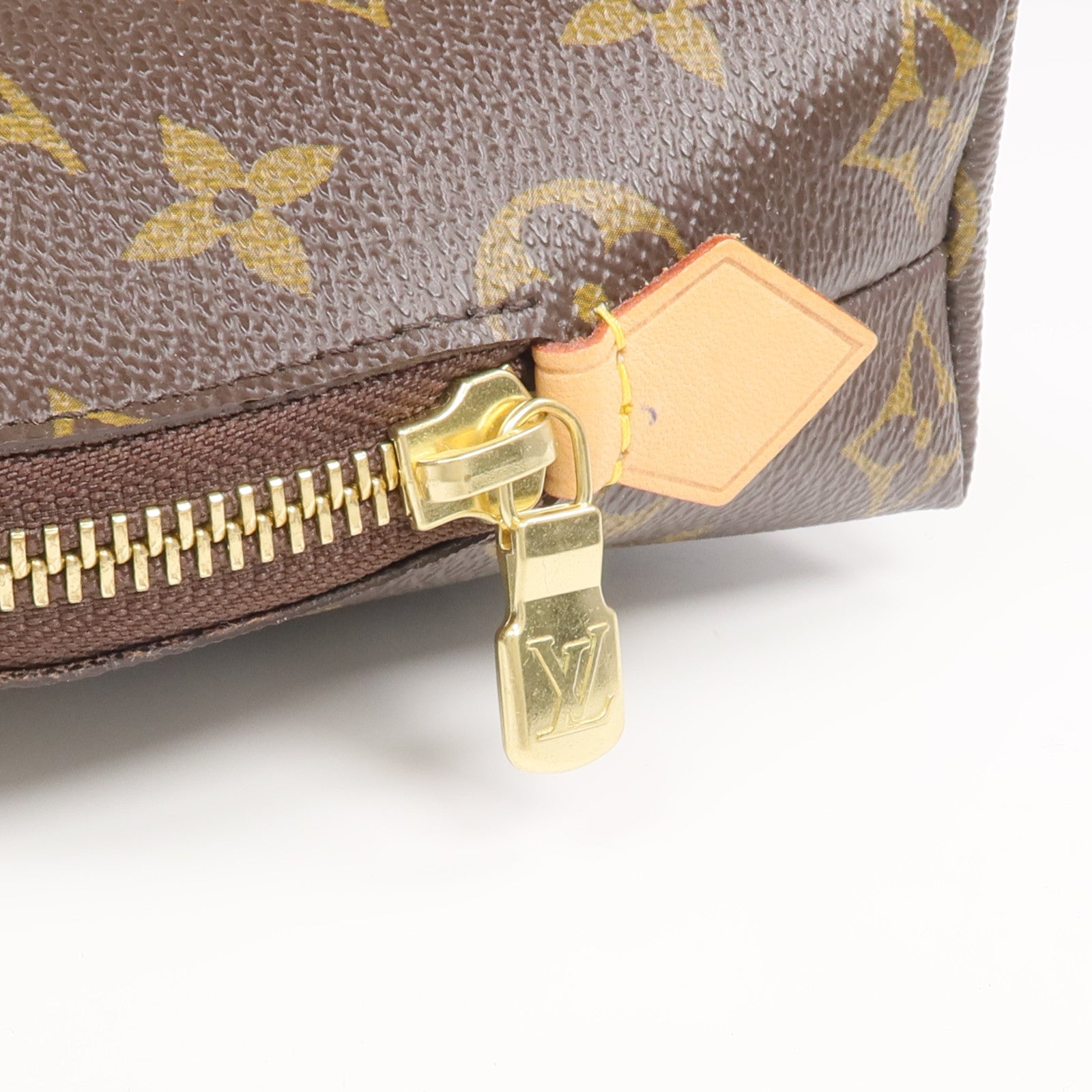 LOUIS VUITTON Monogram Cosmetic Pouch GM金扣手拿包
